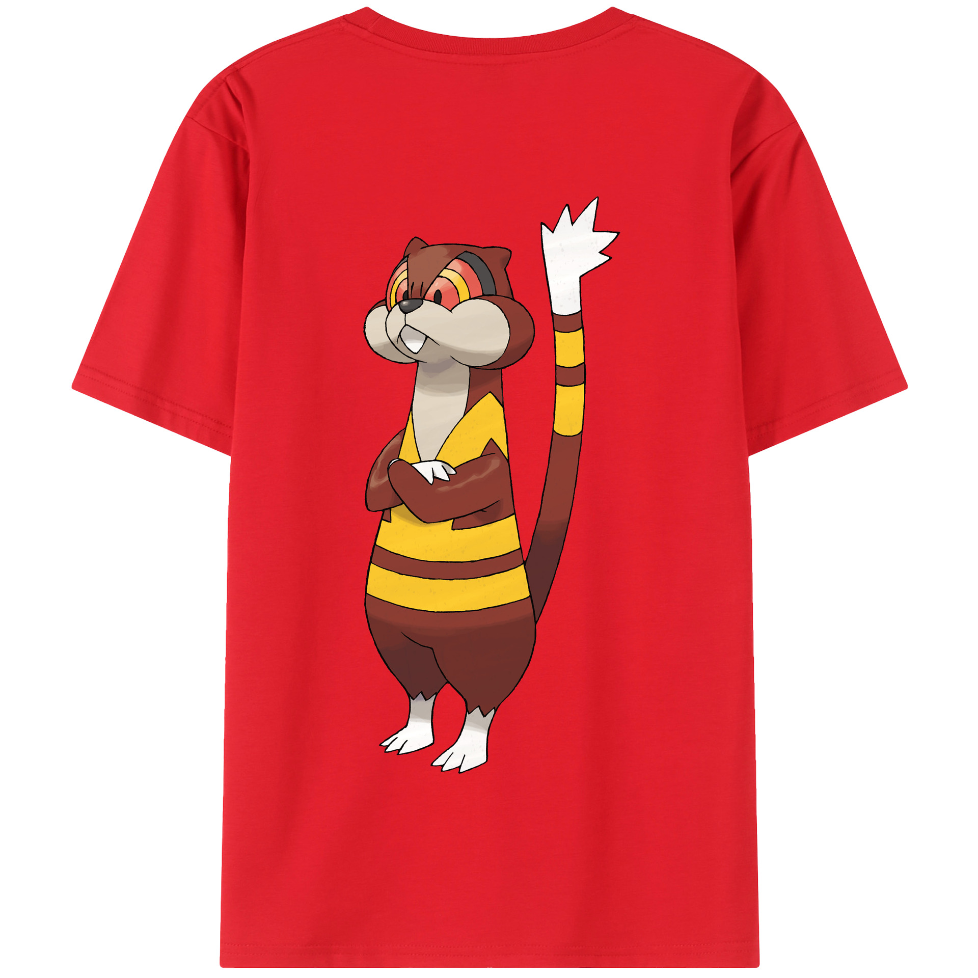 （画像用） ポケットモンスター Pokémon 綿100％半袖Tシャツ（背面プリント）