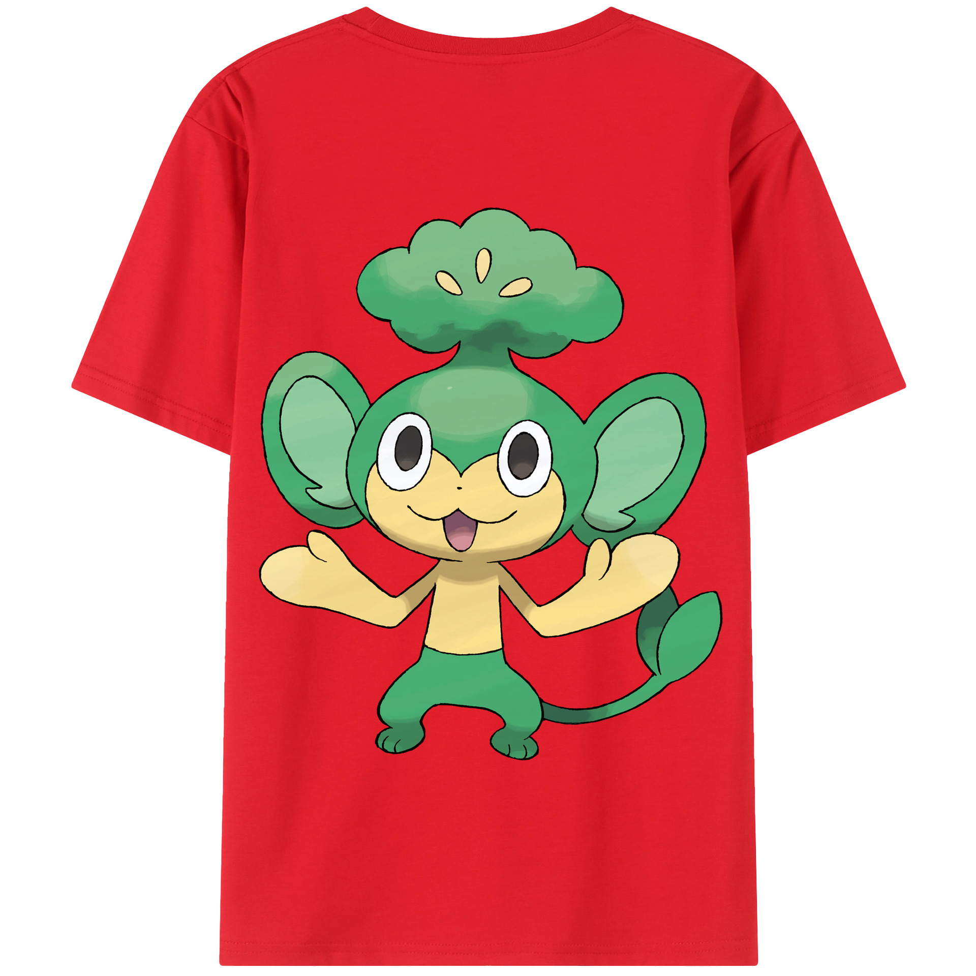 （画像用） ポケットモンスター Pokémon 綿100％半袖Tシャツ（背面プリント）
