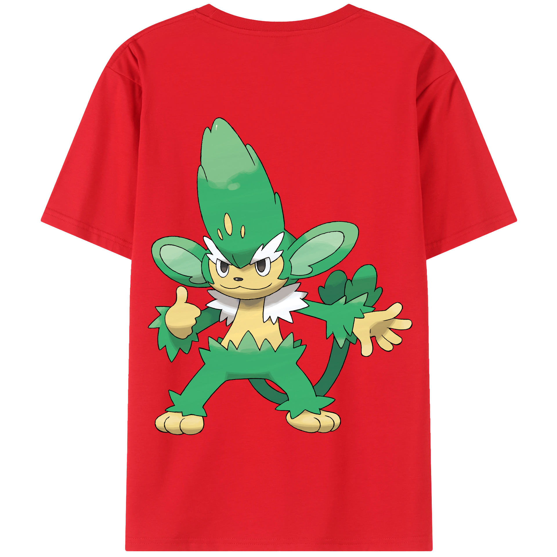 （画像用） ポケットモンスター Pokémon 綿100％半袖Tシャツ（背面プリント）