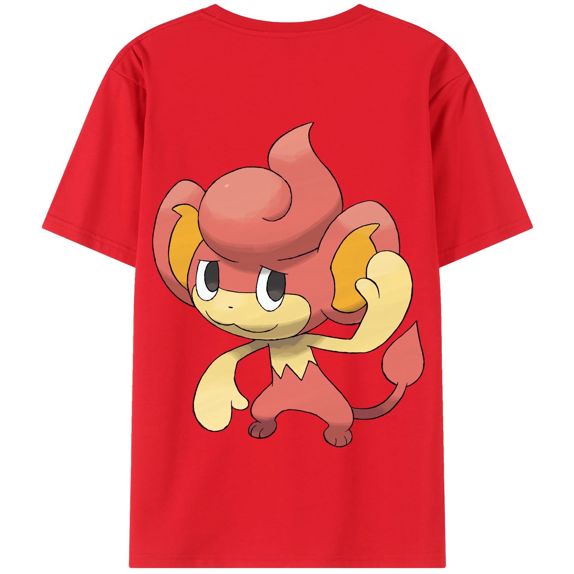 （画像用） ポケットモンスター Pokémon 綿100％半袖Tシャツ（背面プリント）