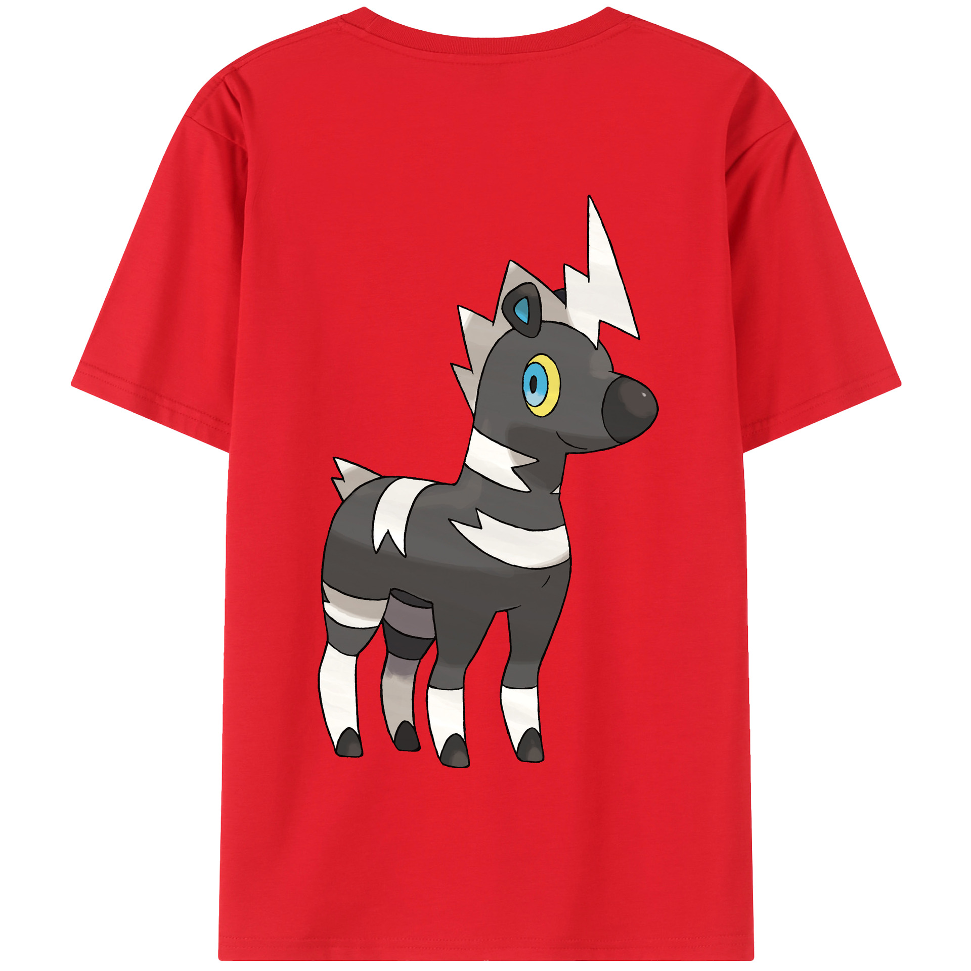 （画像用） ポケットモンスター Pokémon 綿100％半袖Tシャツ（背面プリント）