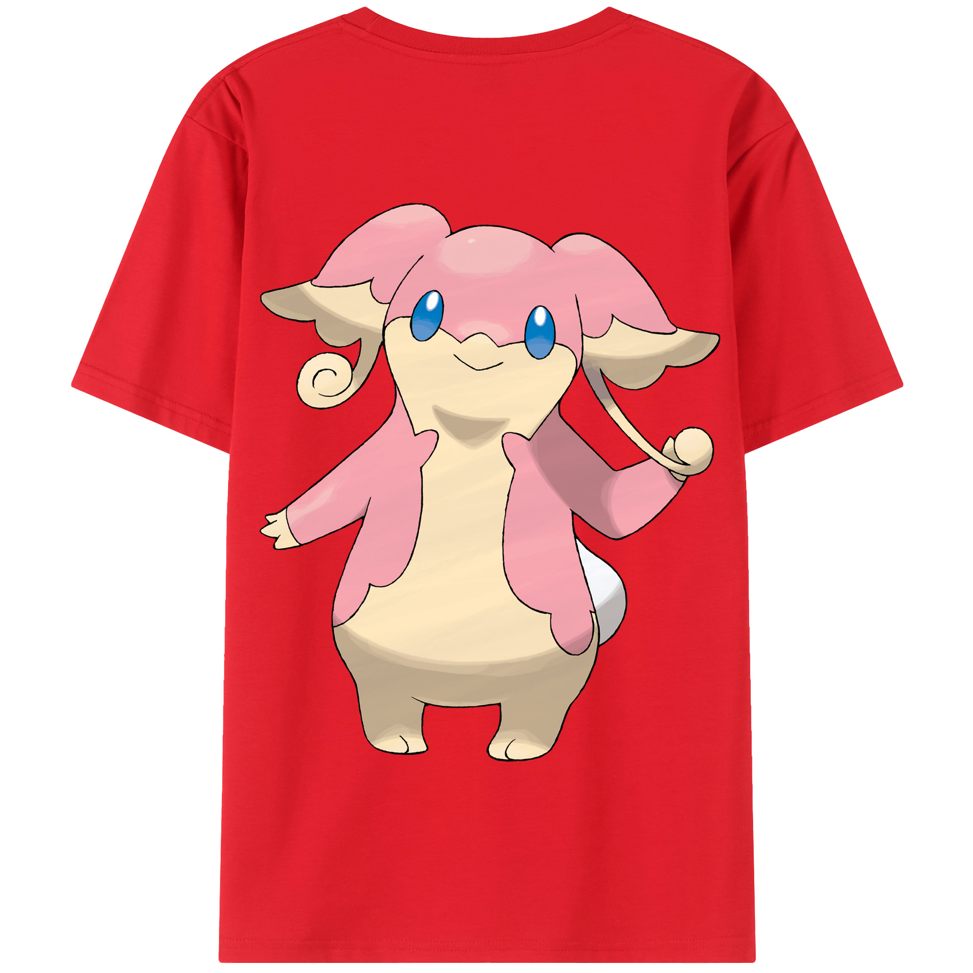 （画像用） ポケットモンスター Pokémon 綿100％半袖Tシャツ（背面プリント）
