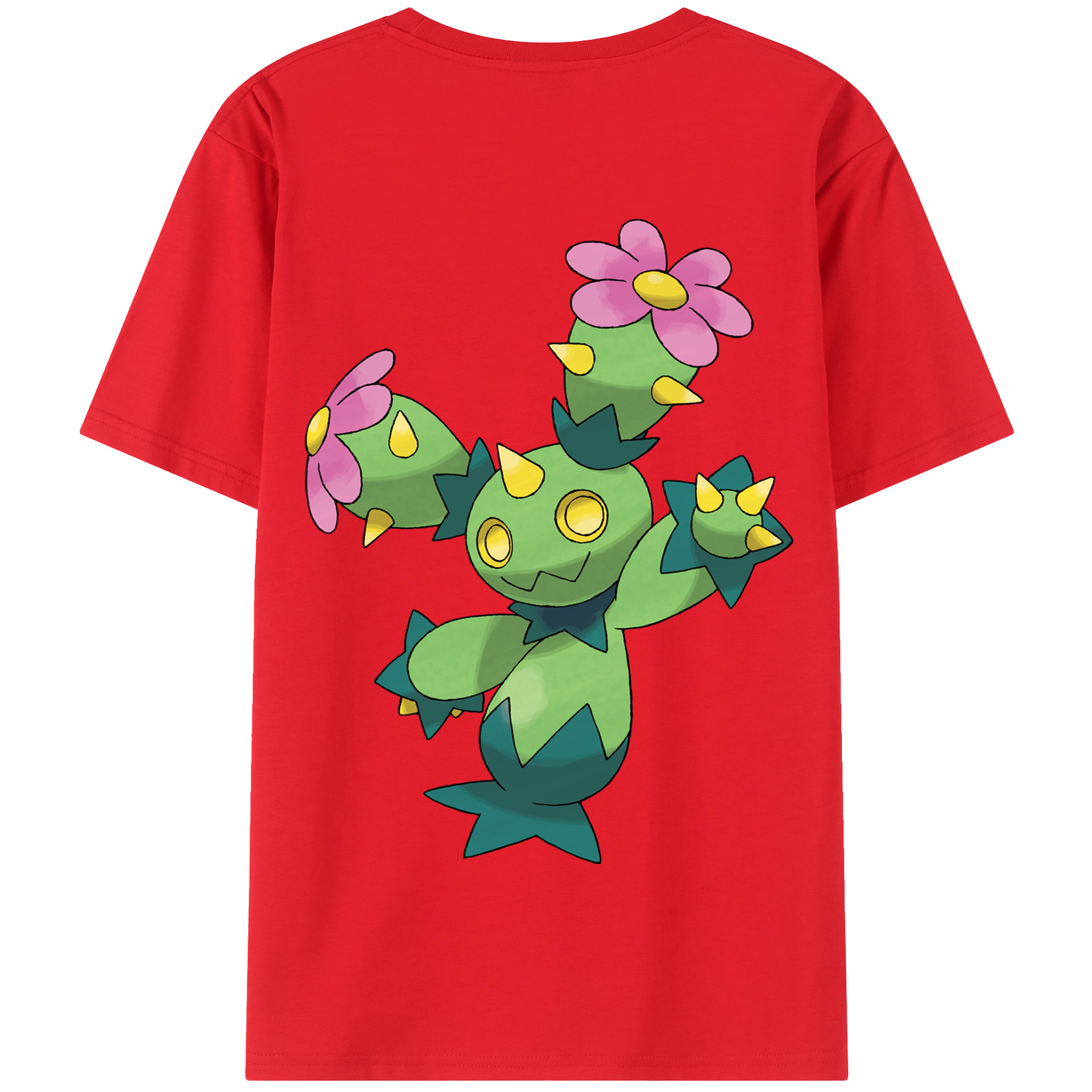 （画像用） ポケットモンスター Pokémon 綿100％半袖Tシャツ（背面プリント）