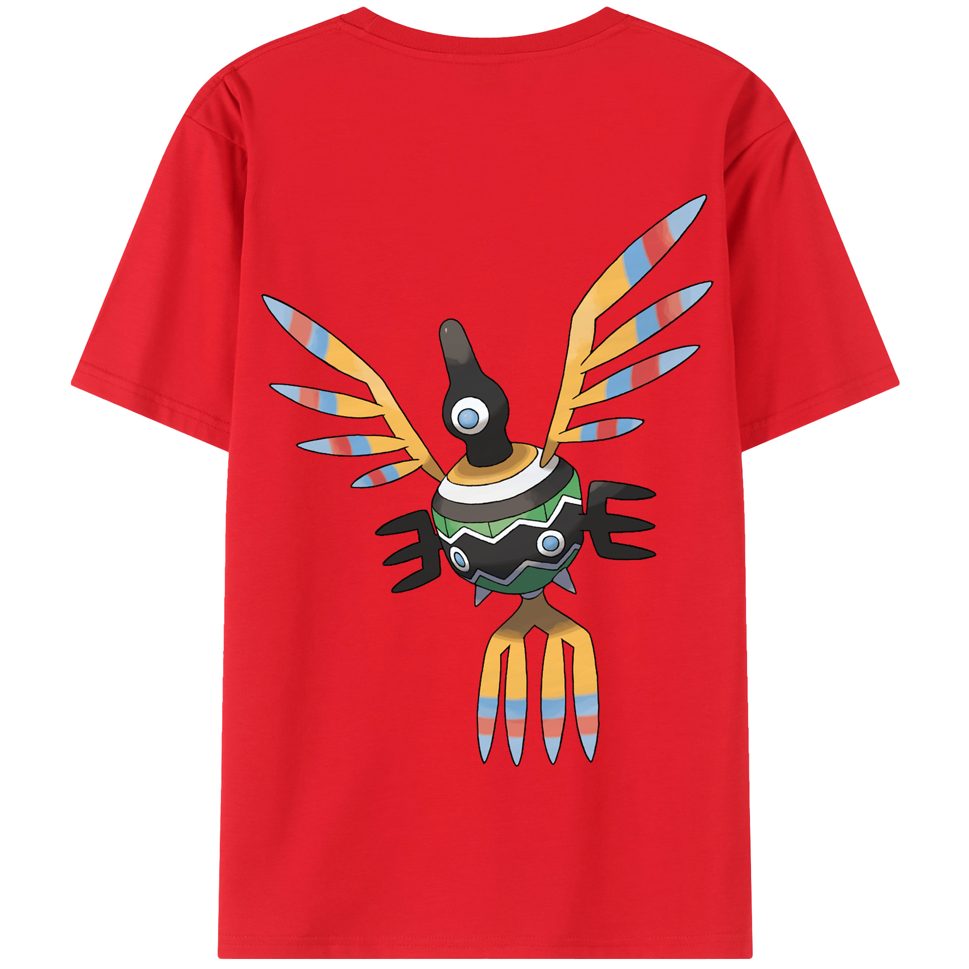 （画像用） ポケットモンスター Pokémon 綿100％半袖Tシャツ（背面プリント）