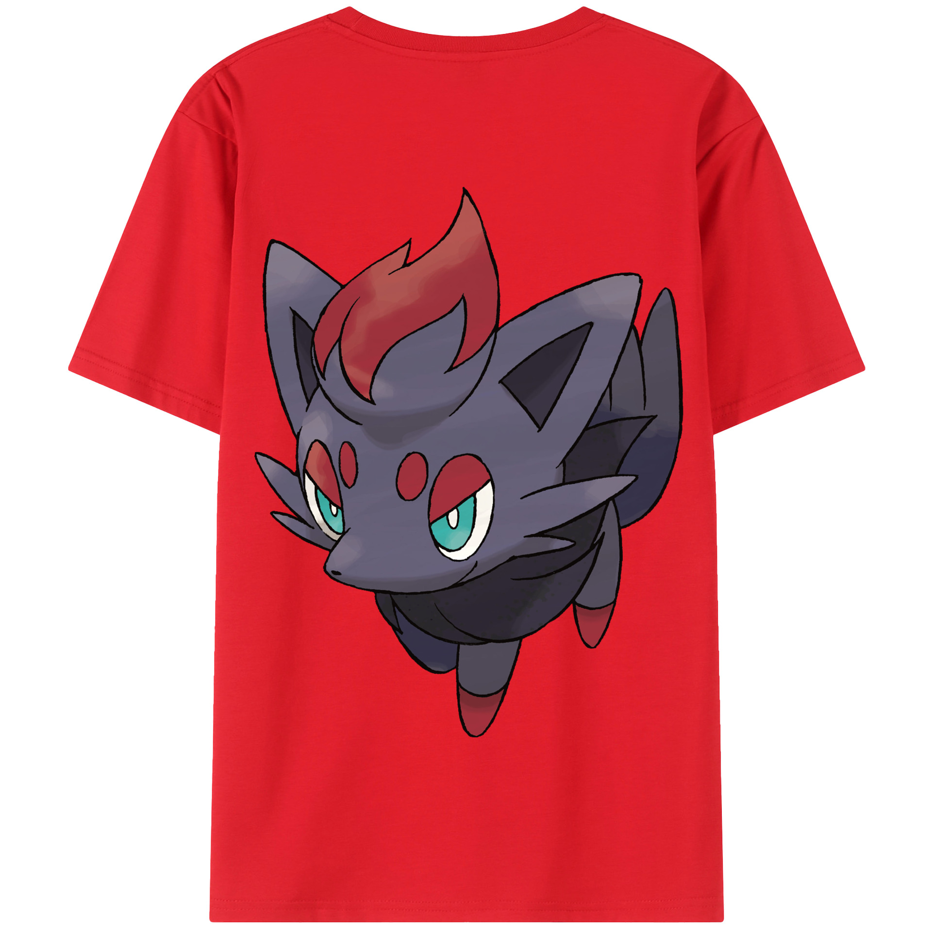 （画像用） ポケットモンスター Pokémon 綿100％半袖Tシャツ（背面プリント）