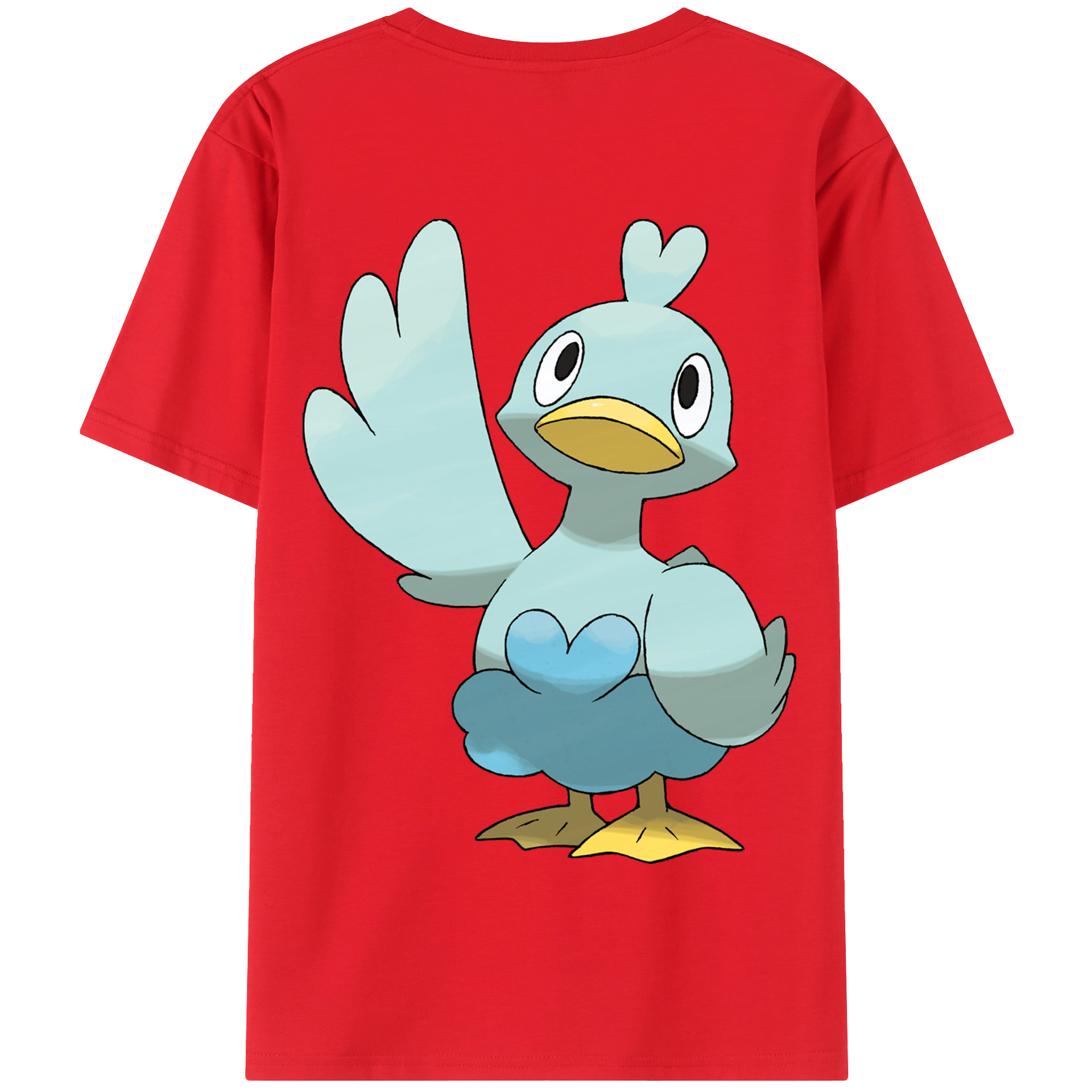（画像用） ポケットモンスター Pokémon 綿100％半袖Tシャツ（背面プリント）
