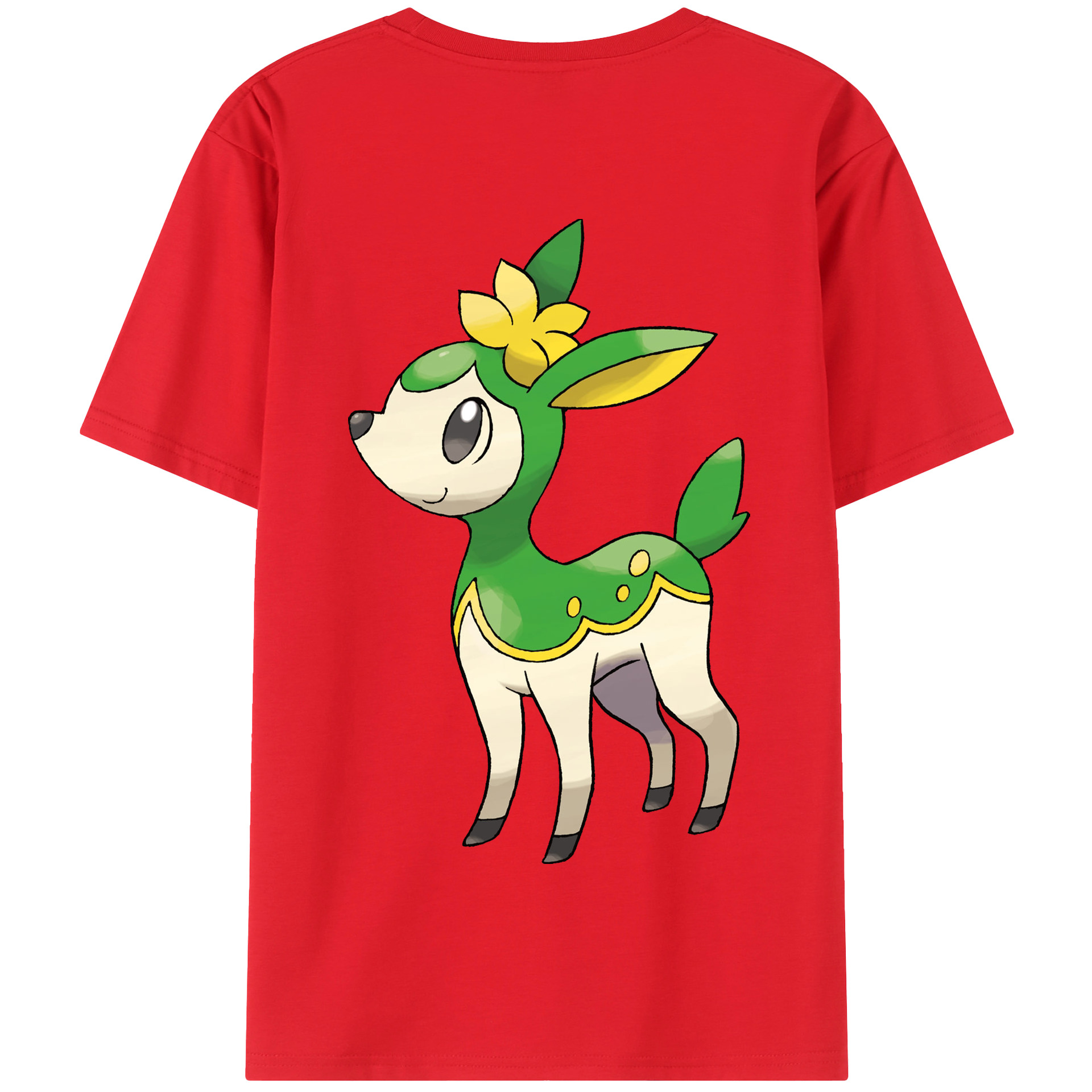 （画像用） ポケットモンスター Pokémon 綿100％半袖Tシャツ（背面プリント）