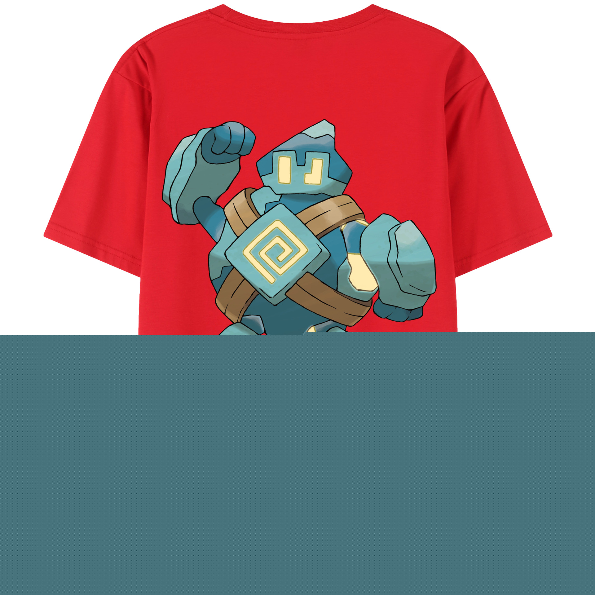 （画像用） ポケットモンスター Pokémon 綿100％半袖Tシャツ（背面プリント）