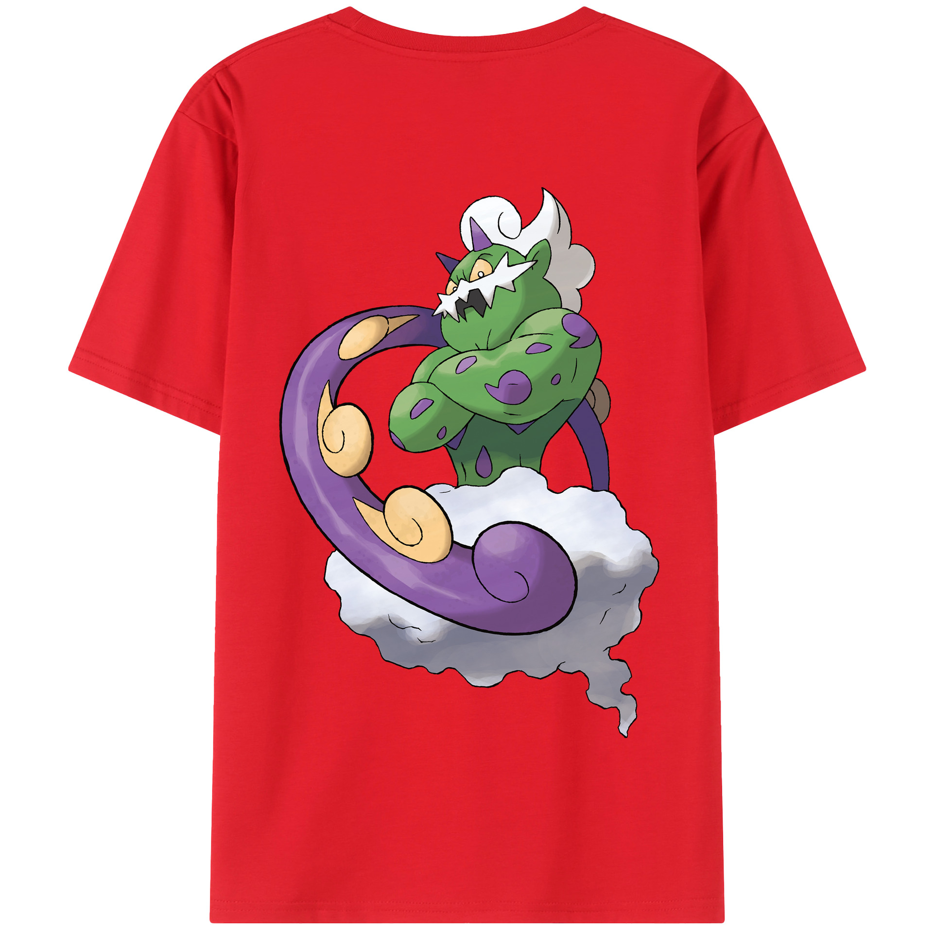 （画像用） ポケットモンスター Pokémon 綿100％半袖Tシャツ（背面プリント）