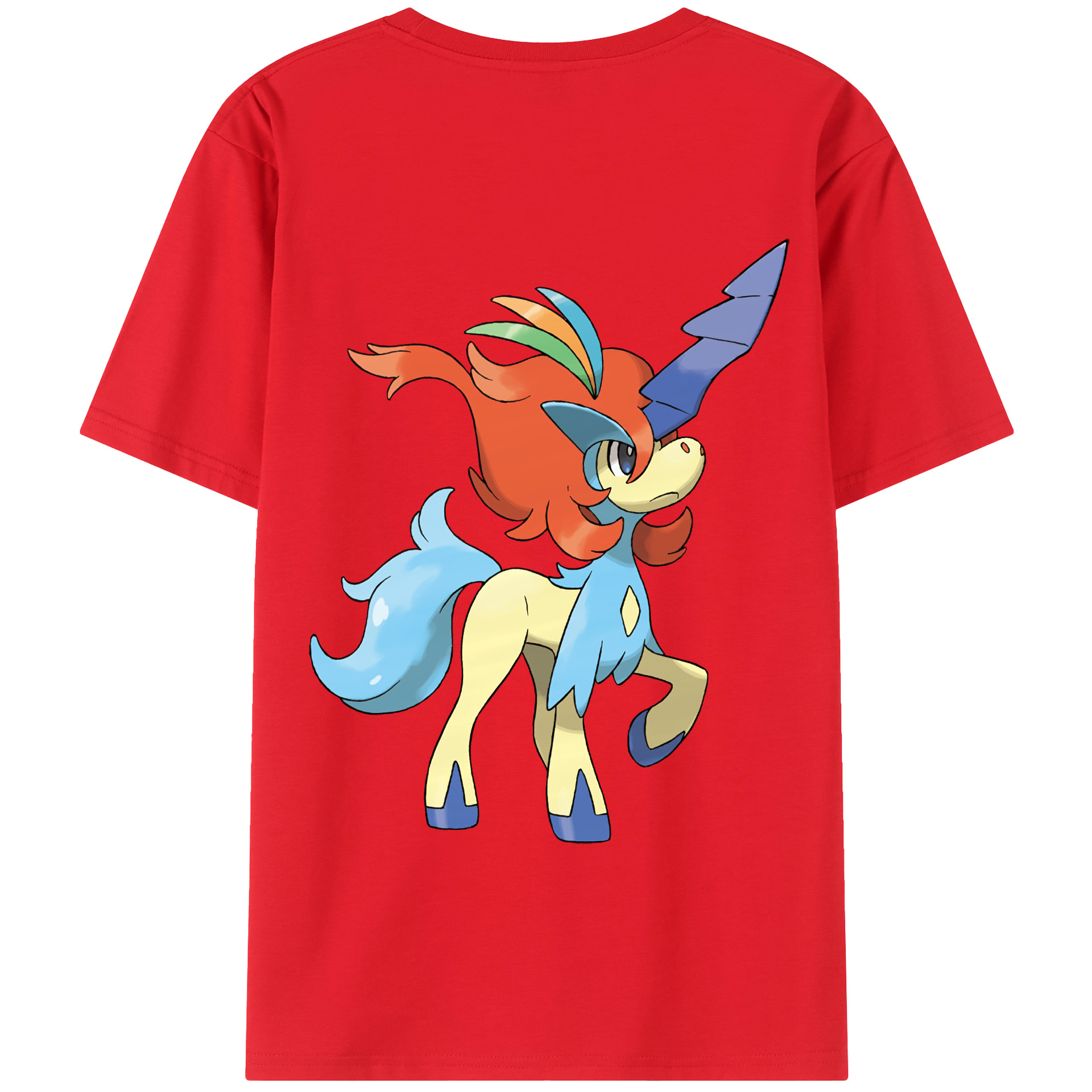 （画像用） ポケットモンスター Pokémon 綿100％半袖Tシャツ（背面プリント）