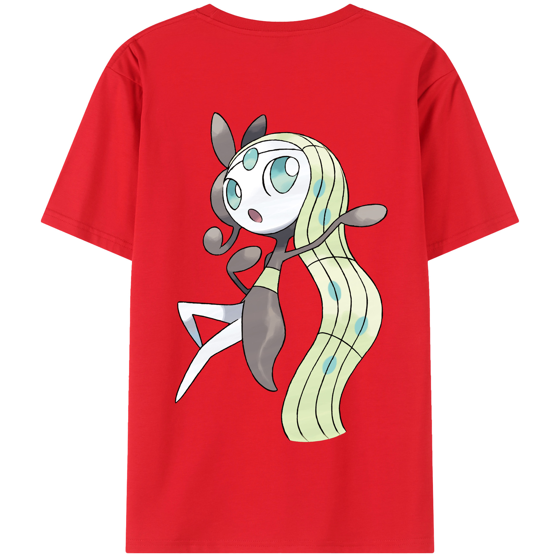 （画像用） ポケットモンスター Pokémon 綿100％半袖Tシャツ（背面プリント）