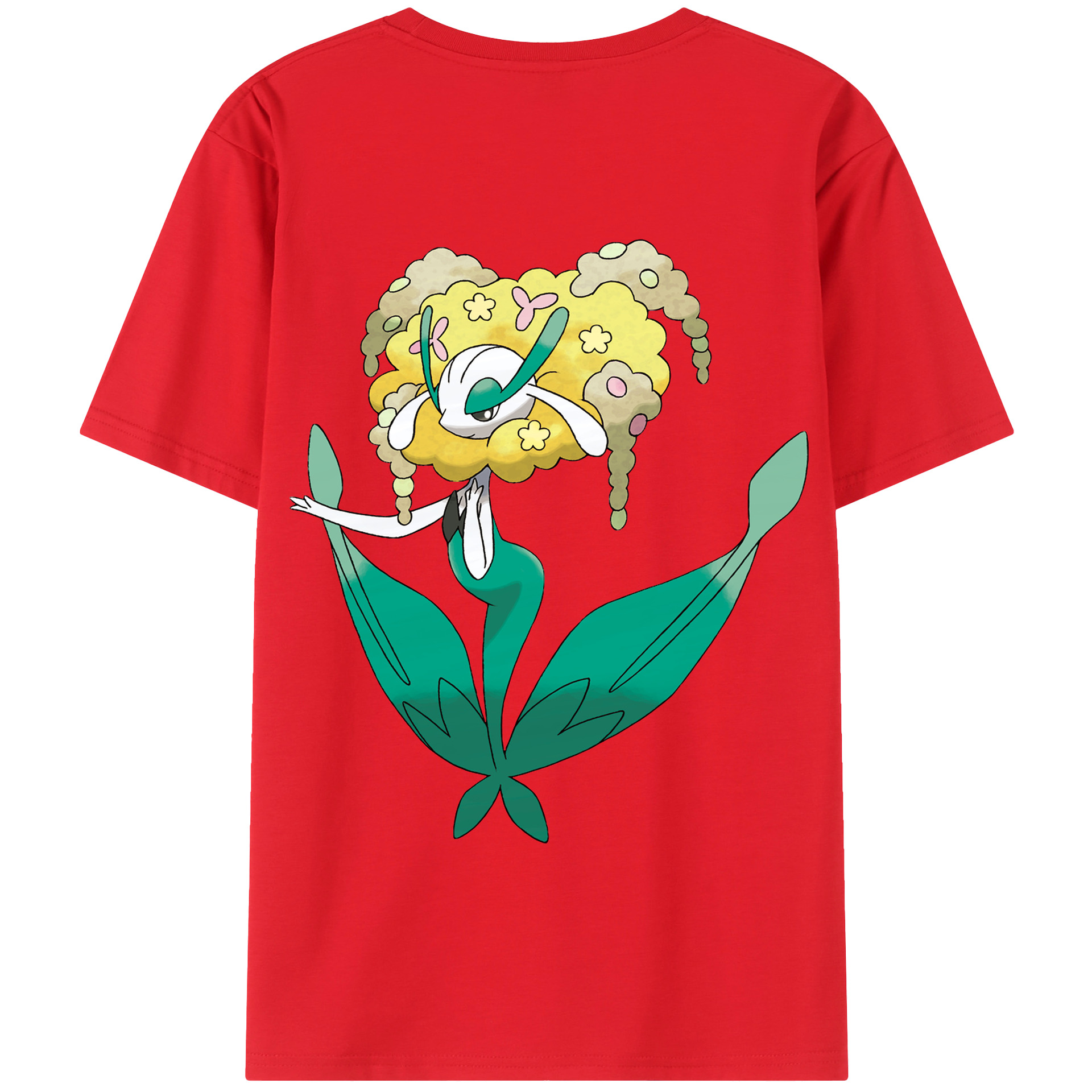 （画像用） ポケットモンスター Pokémon 綿100％半袖Tシャツ（背面プリント）