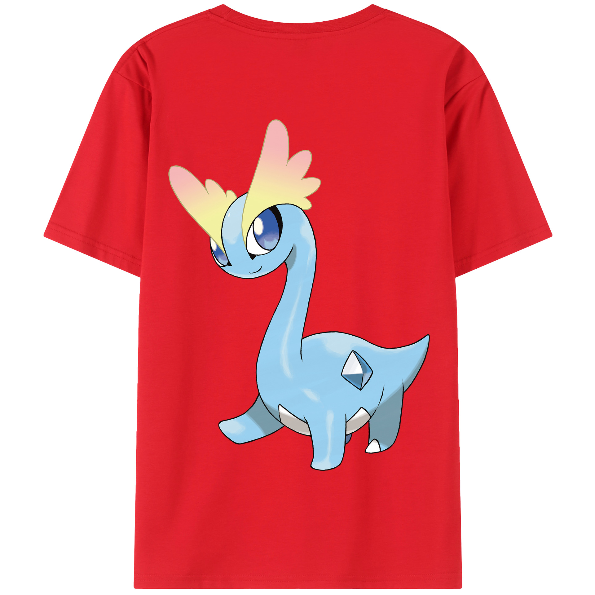 （画像用） ポケットモンスター Pokémon 綿100％半袖Tシャツ（背面プリント）
