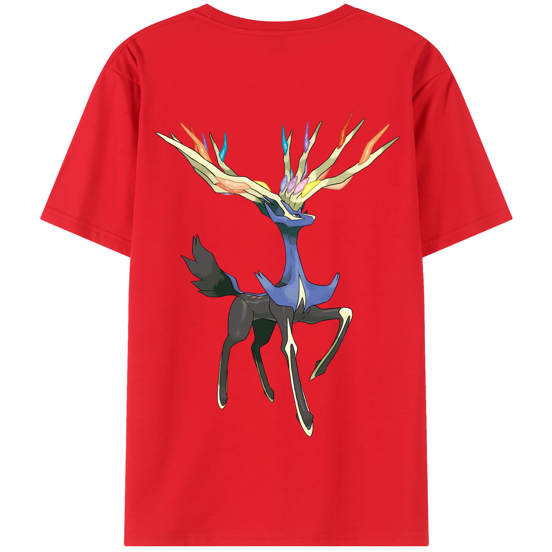 （画像用） ポケットモンスター Pokémon 綿100％半袖Tシャツ（背面プリント）