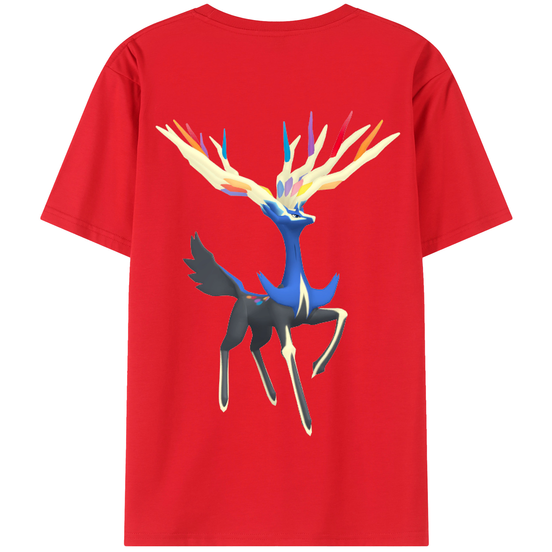 （画像用） ポケットモンスター Pokémon 綿100％半袖Tシャツ（背面プリント）