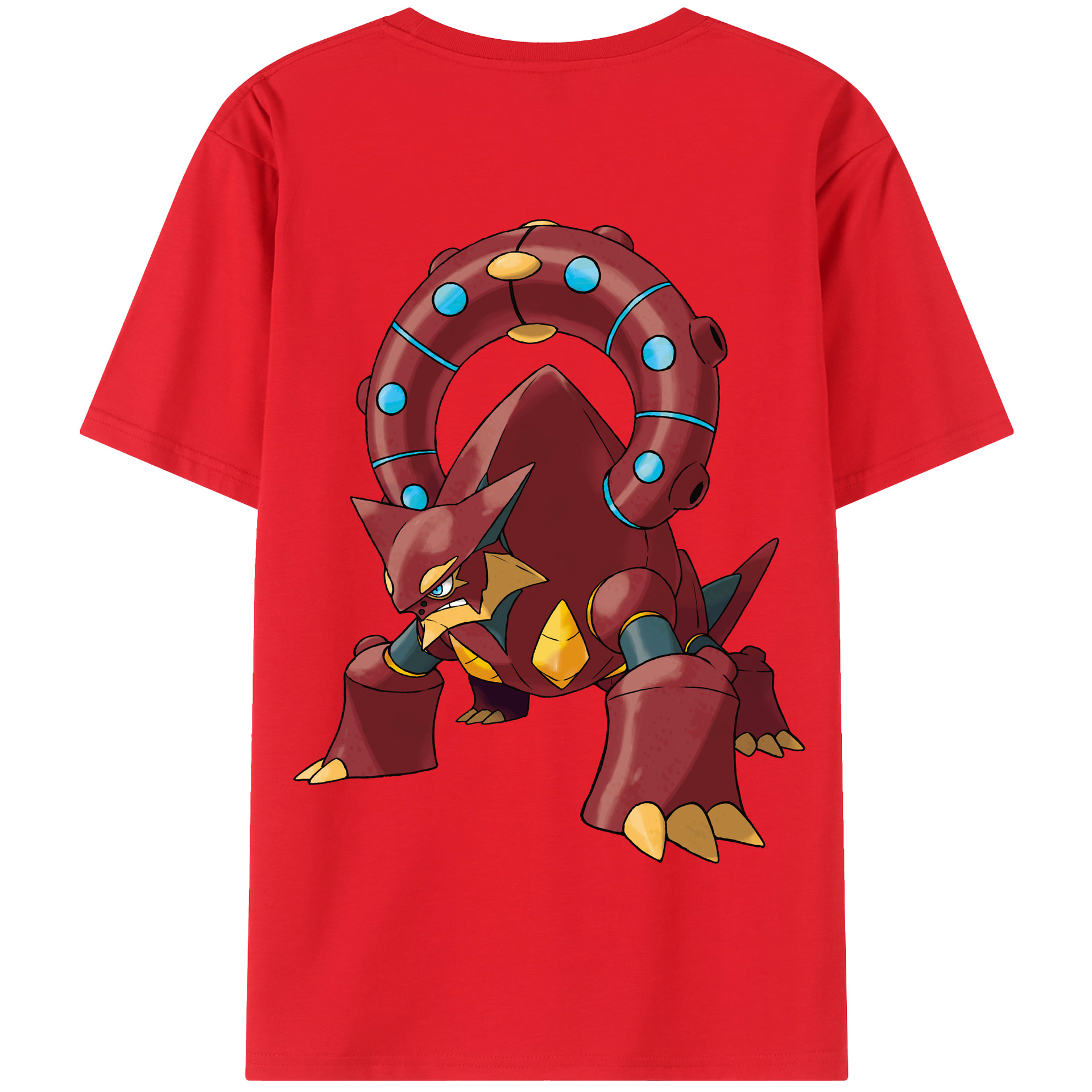 （画像用） ポケットモンスター Pokémon 綿100％半袖Tシャツ（背面プリント）
