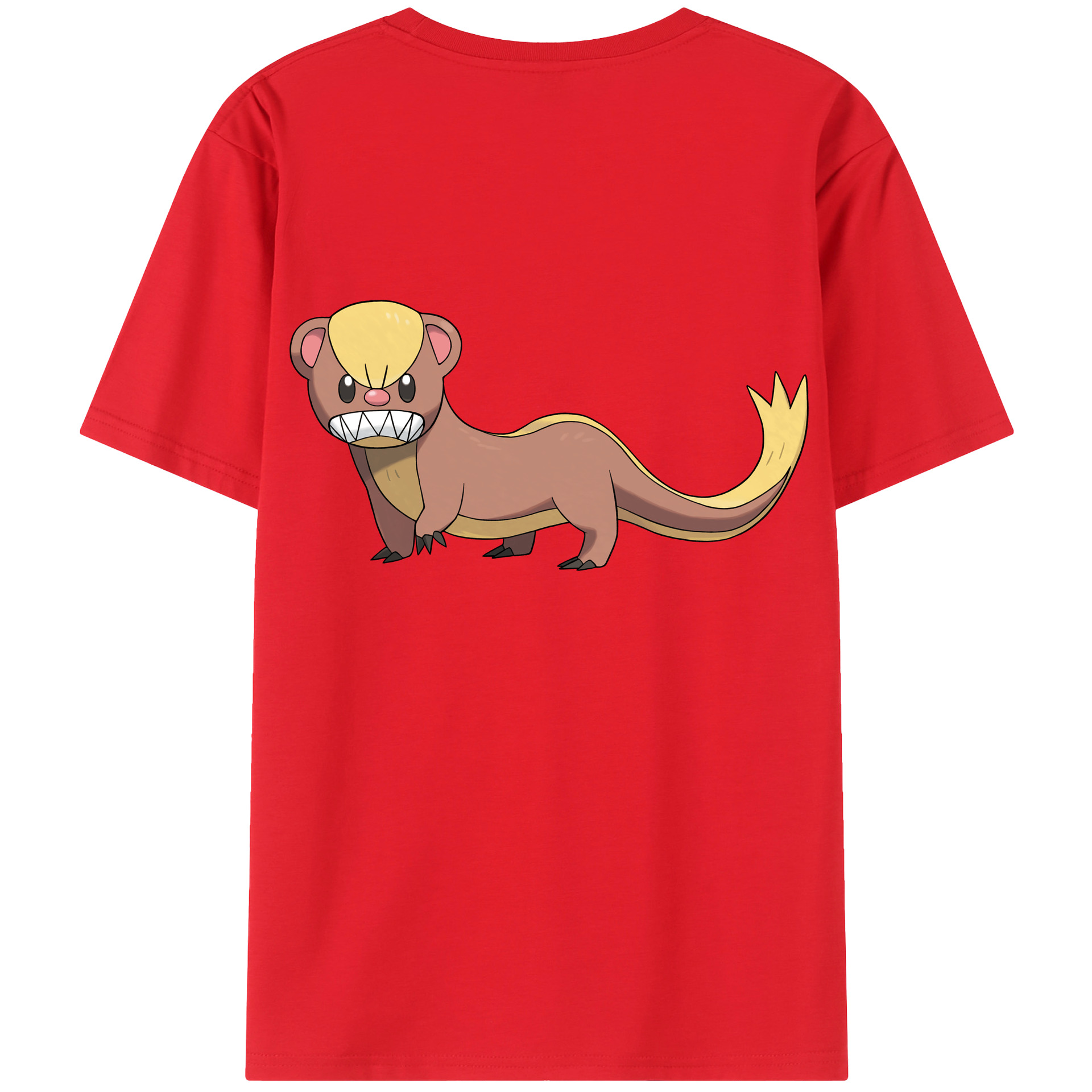 （画像用） ポケットモンスター Pokémon 綿100％半袖Tシャツ（背面プリント）