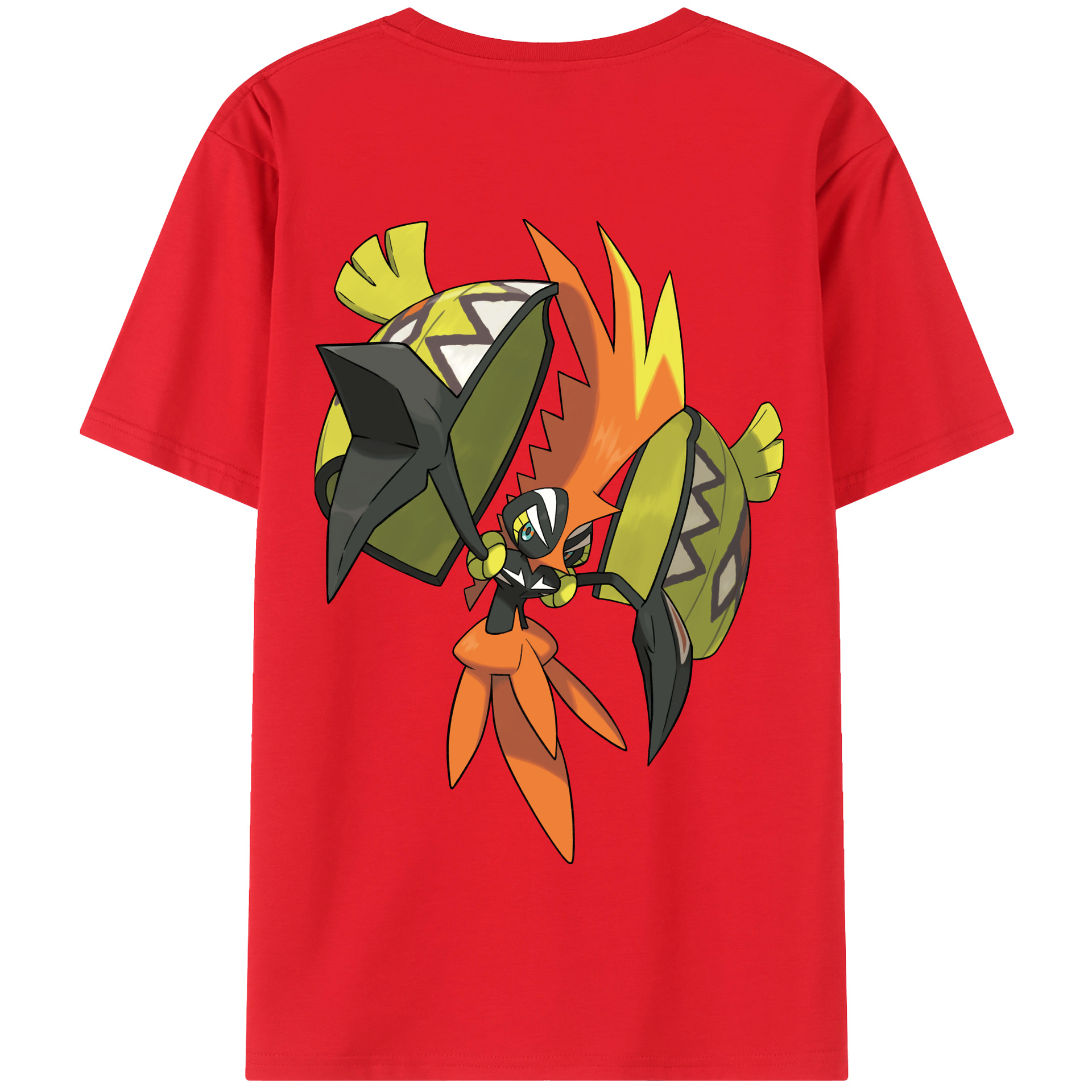（画像用） ポケットモンスター Pokémon 綿100％半袖Tシャツ（背面プリント）