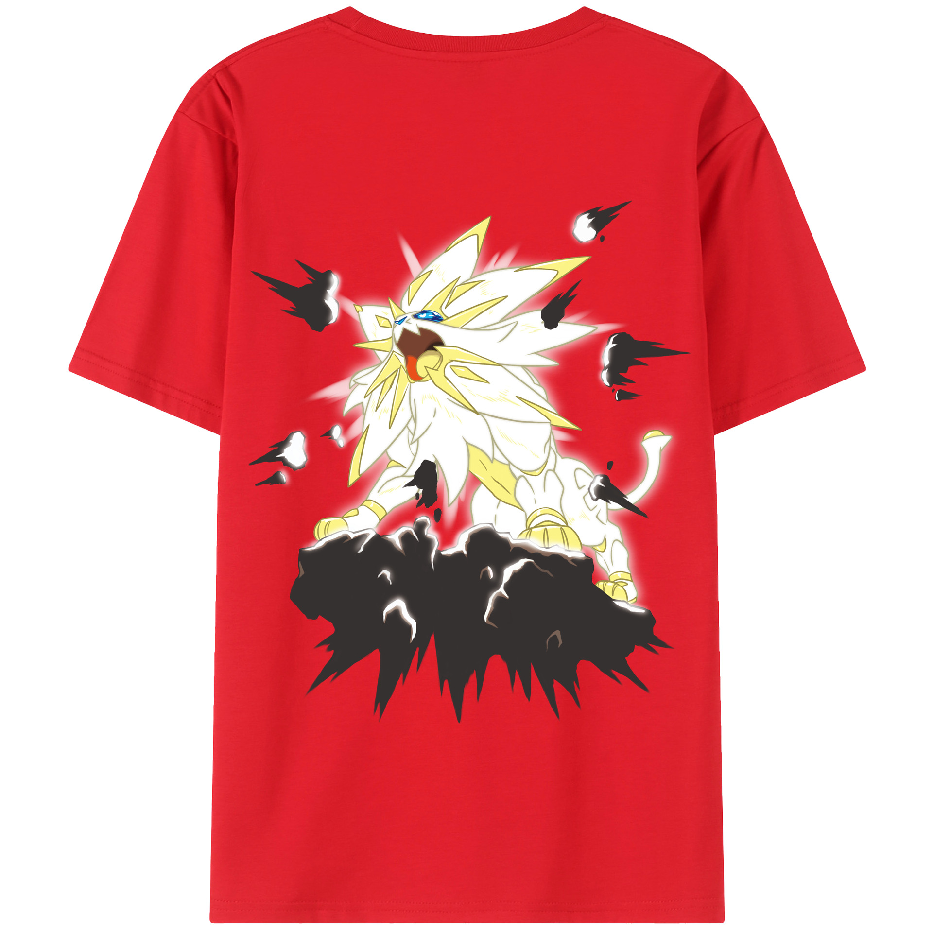 （画像用） ポケットモンスター Pokémon 綿100％半袖Tシャツ（背面プリント）