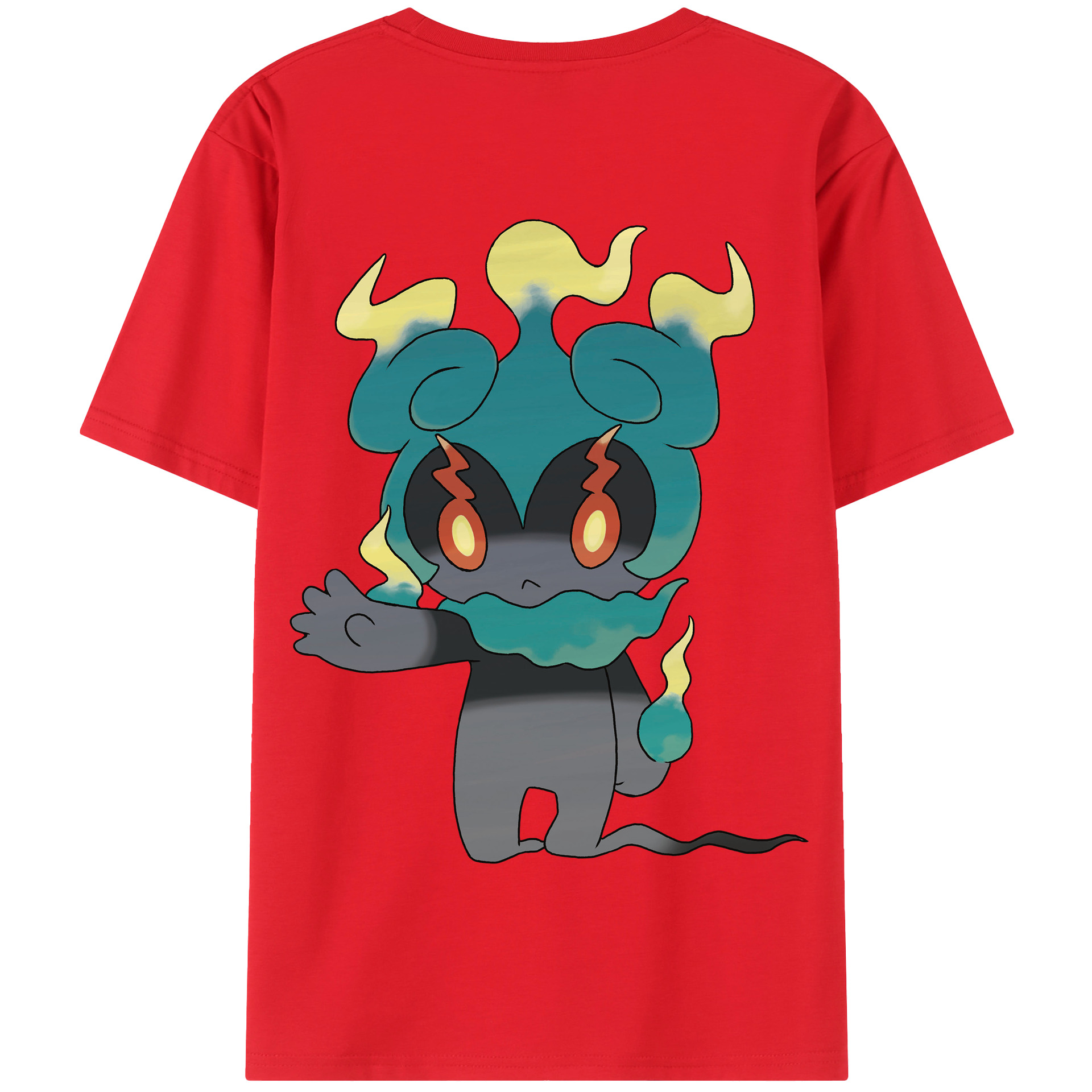 （画像用） ポケットモンスター Pokémon 綿100％半袖Tシャツ（背面プリント）