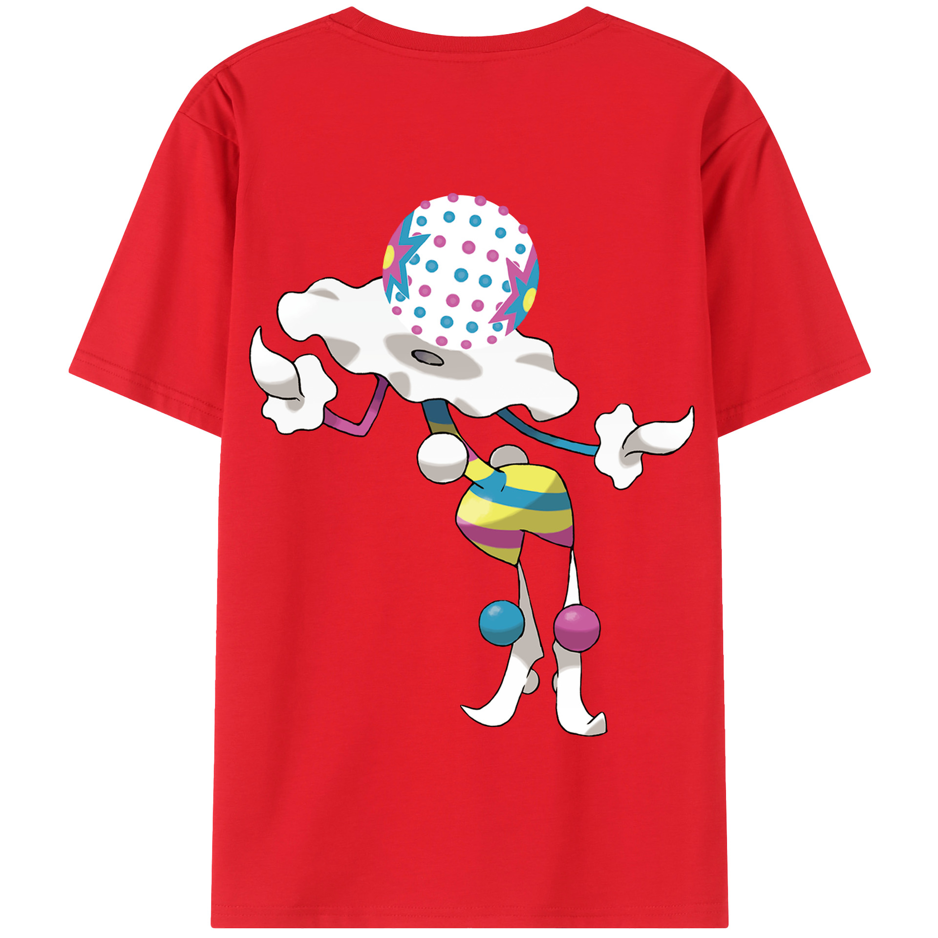 （画像用） ポケットモンスター Pokémon 綿100％半袖Tシャツ（背面プリント）