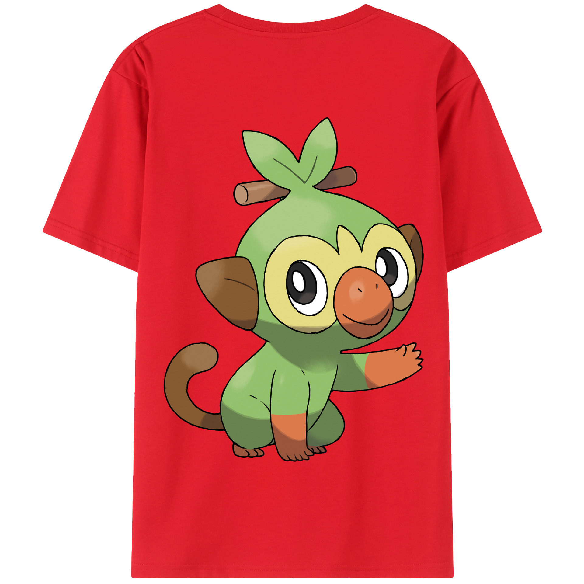 （画像用） ポケットモンスター Pokémon 綿100％半袖Tシャツ（背面プリント）
