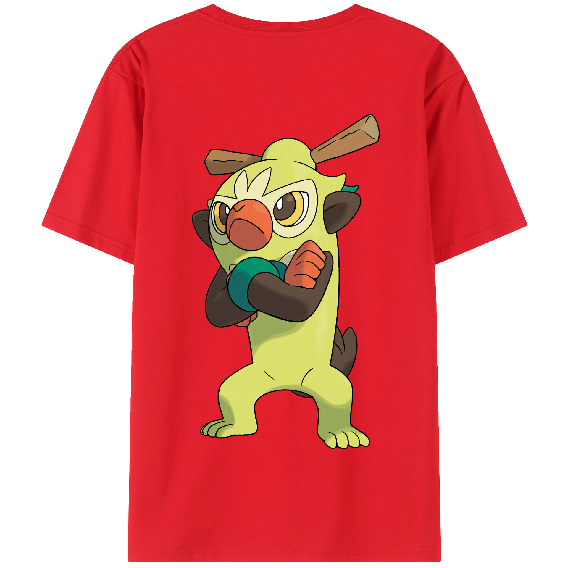 （画像用） ポケットモンスター Pokémon 綿100％半袖Tシャツ（背面プリント）