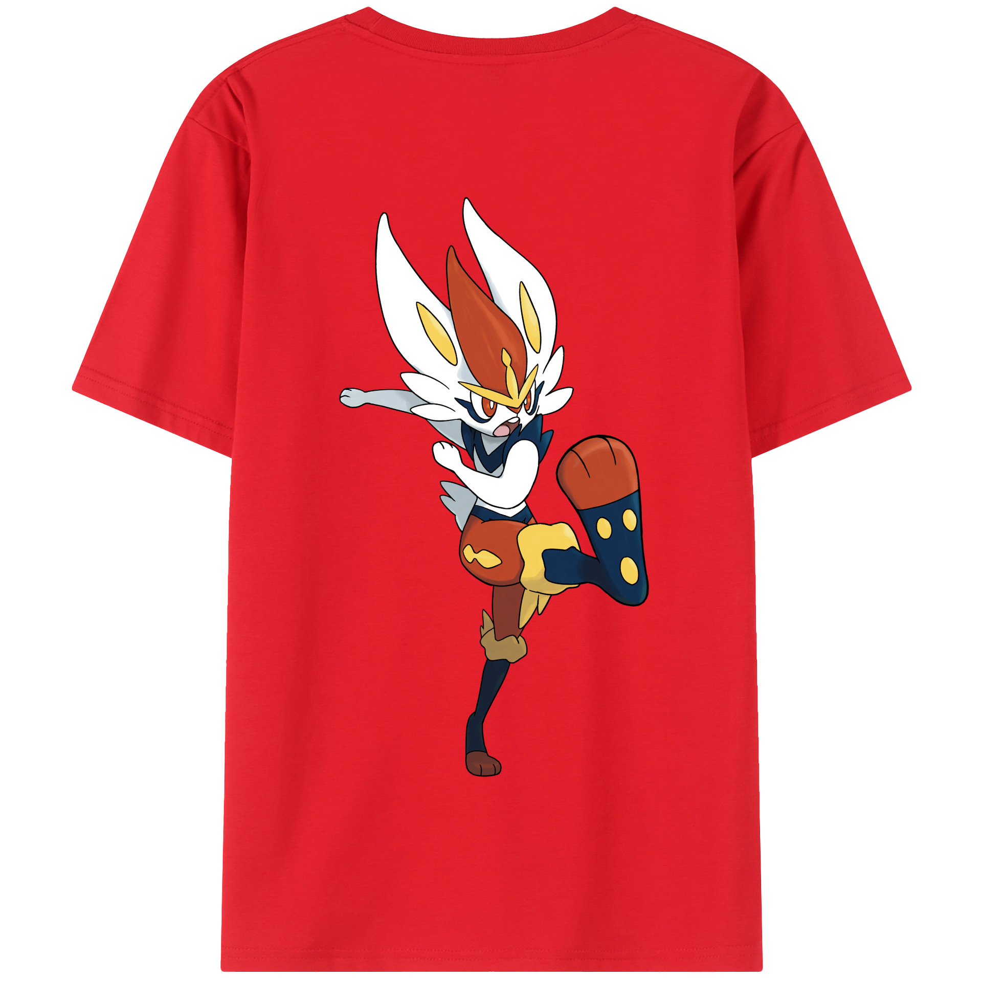 （画像用） ポケットモンスター Pokémon 綿100％半袖Tシャツ（背面プリント）