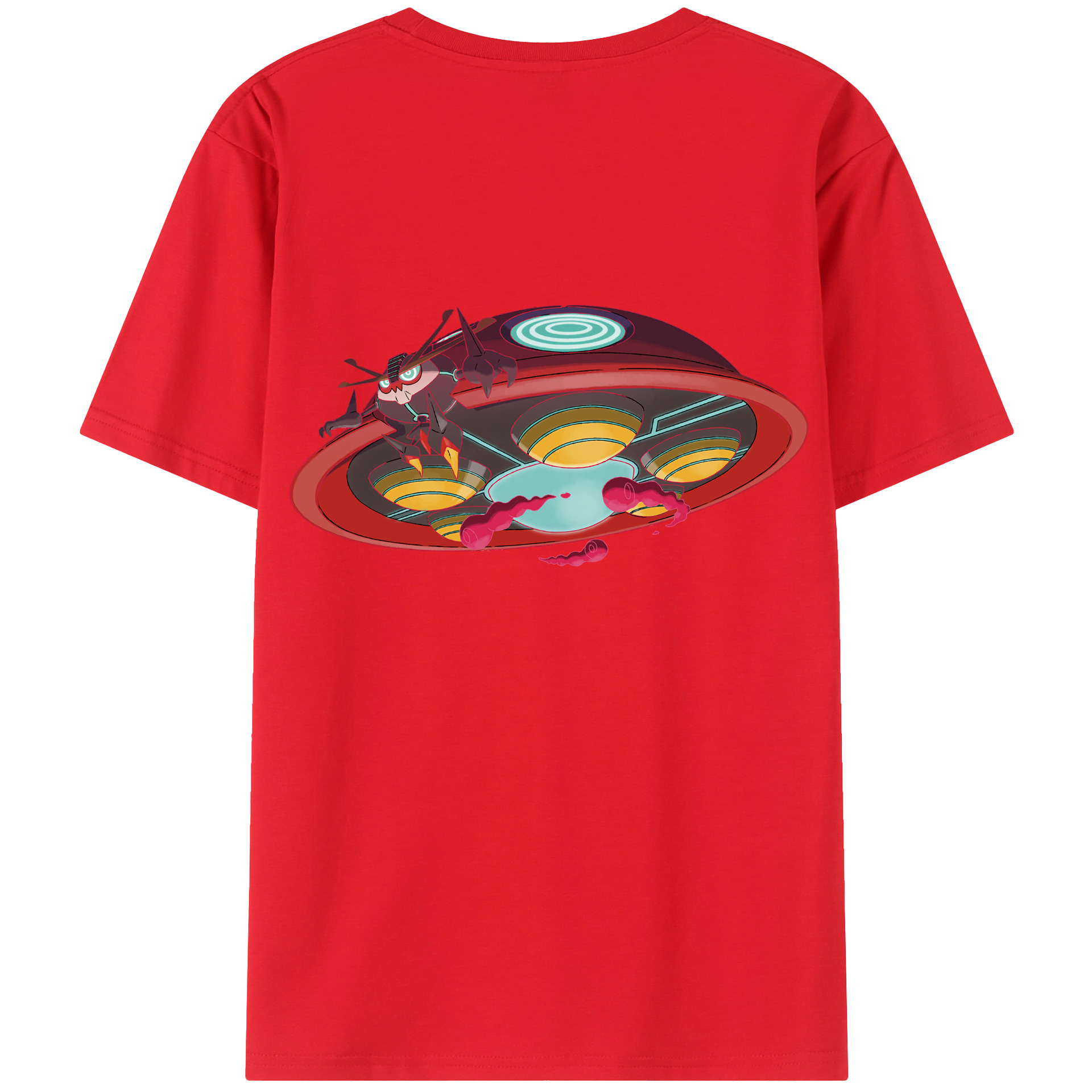（画像用） ポケットモンスター Pokémon 綿100％半袖Tシャツ（背面プリント）