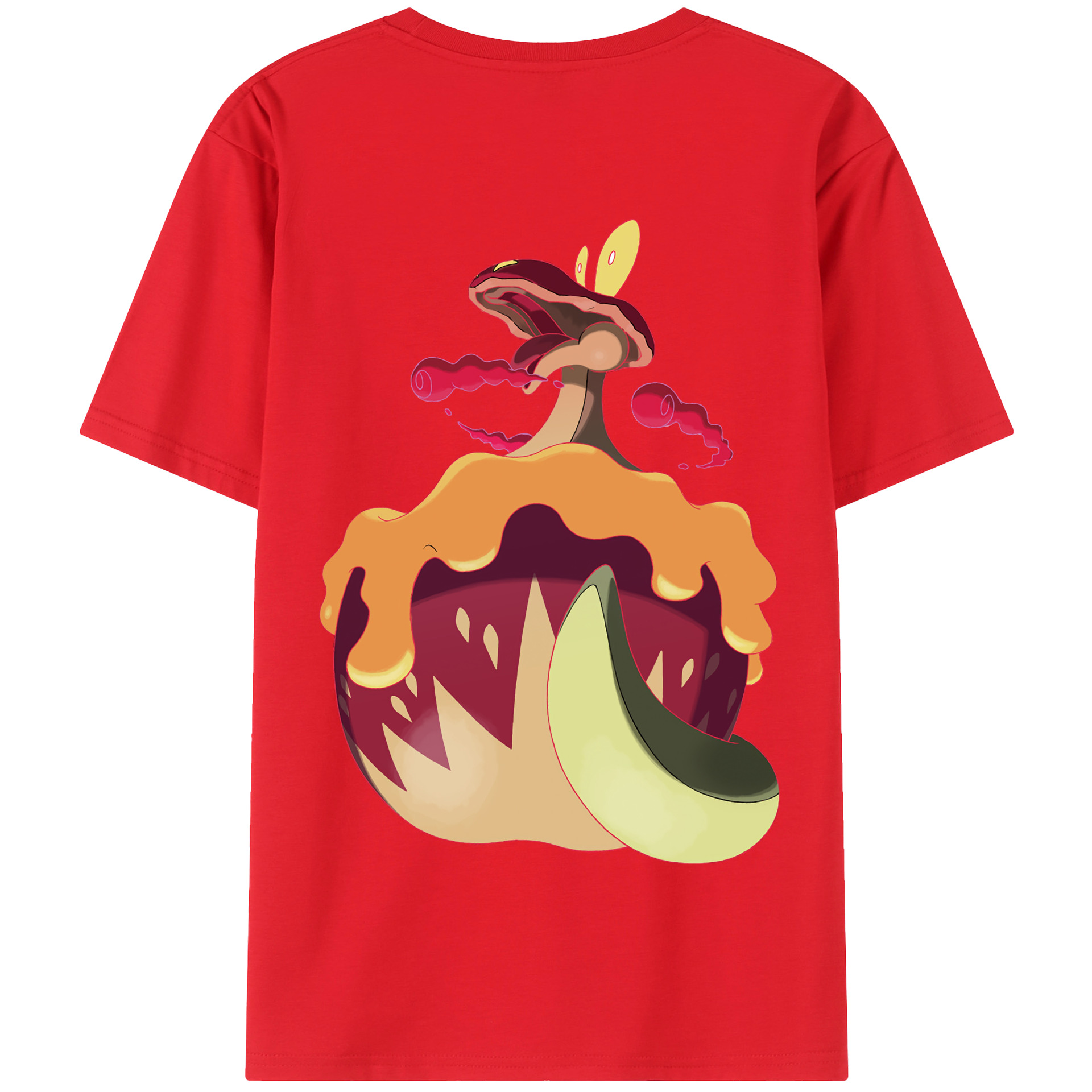 （画像用） ポケットモンスター Pokémon 綿100％半袖Tシャツ（背面プリント）