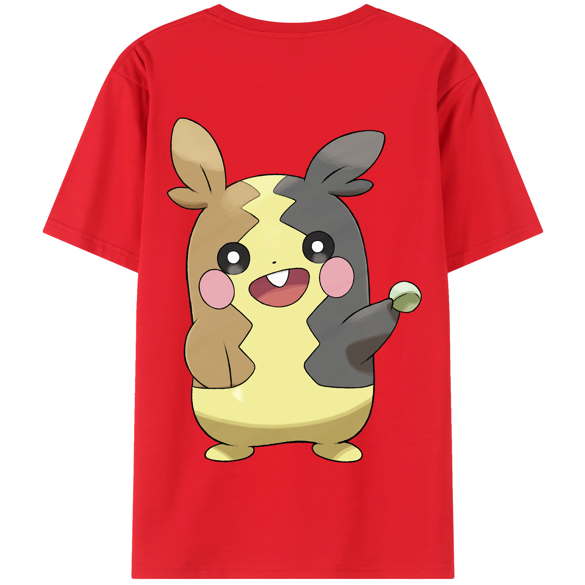 （画像用） ポケットモンスター Pokémon 綿100％半袖Tシャツ（背面プリント）
