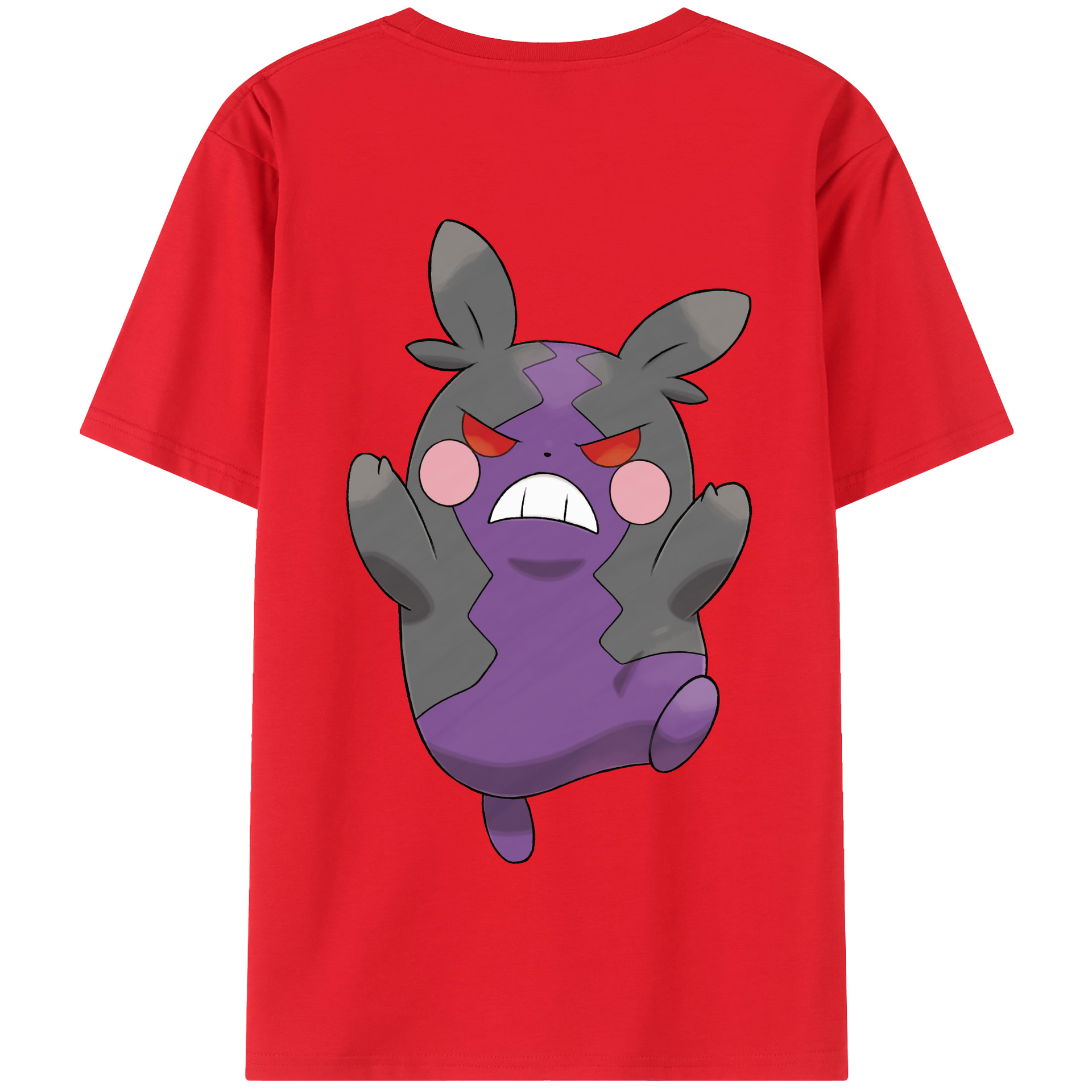 （画像用） ポケットモンスター Pokémon 綿100％半袖Tシャツ（背面プリント）