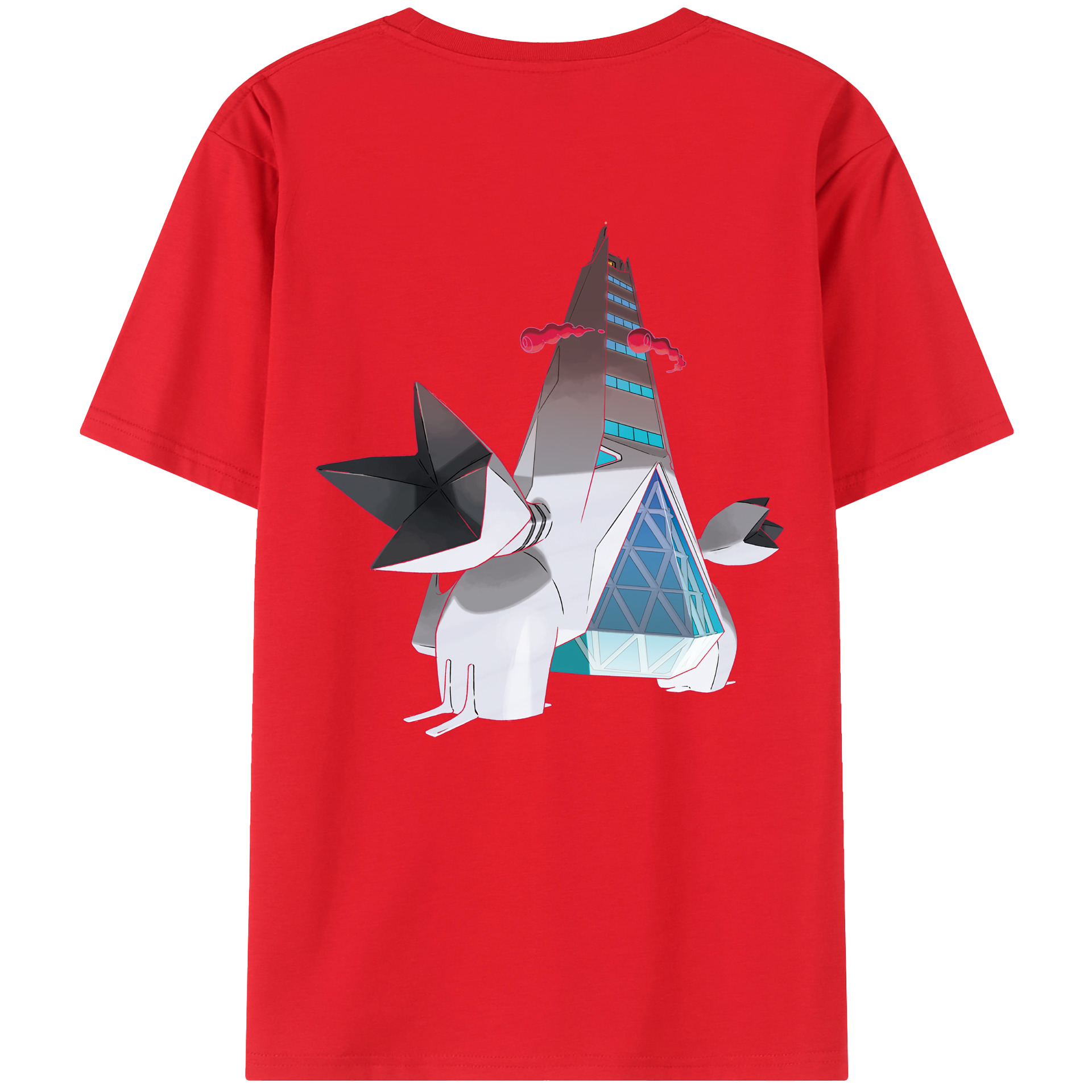 （画像用） ポケットモンスター Pokémon 綿100％半袖Tシャツ（背面プリント）