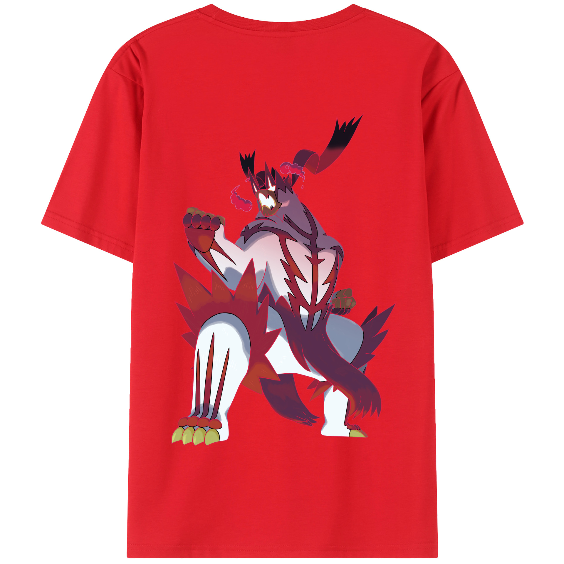 （画像用） ポケットモンスター Pokémon 綿100％半袖Tシャツ（背面プリント）