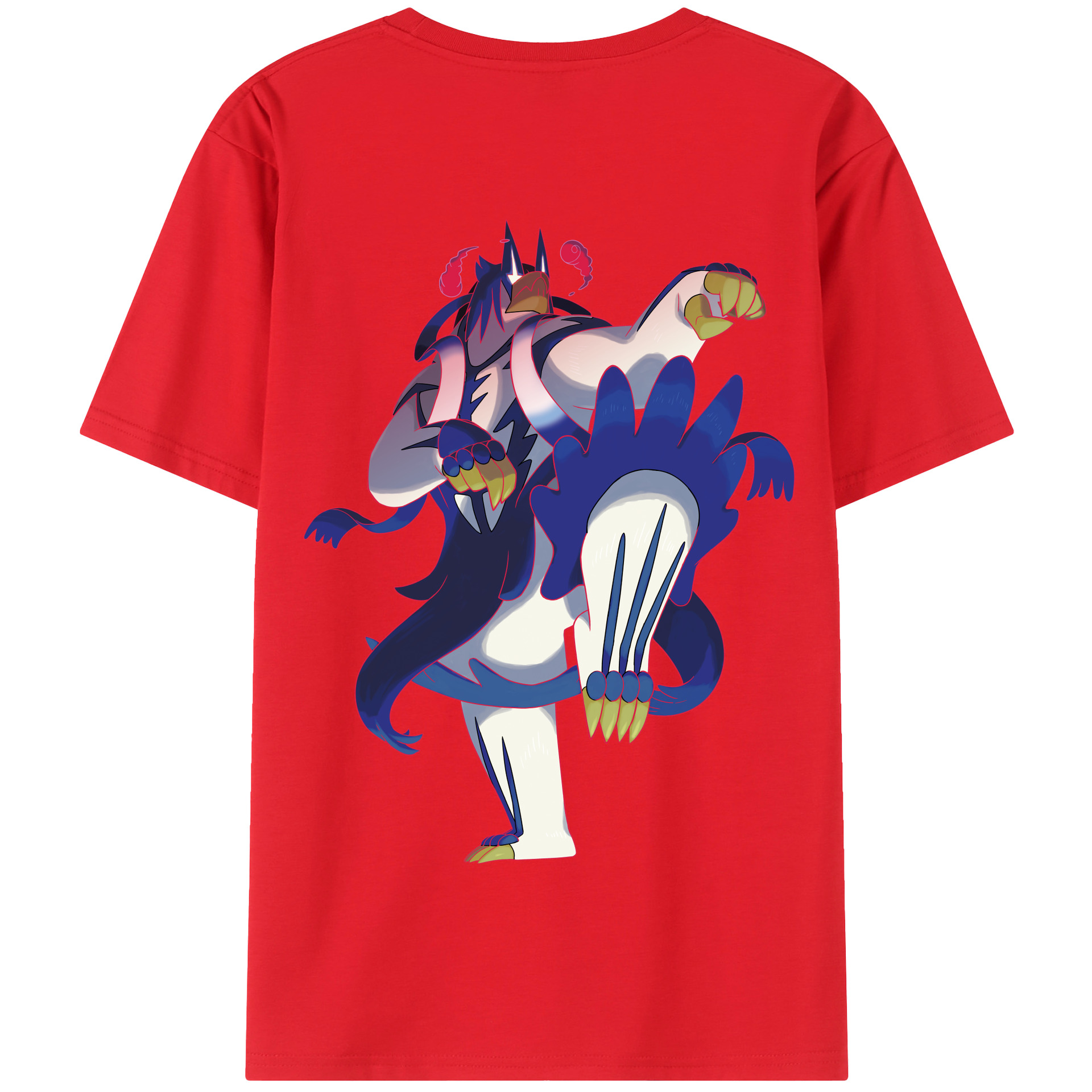 （画像用） ポケットモンスター Pokémon 綿100％半袖Tシャツ（背面プリント）