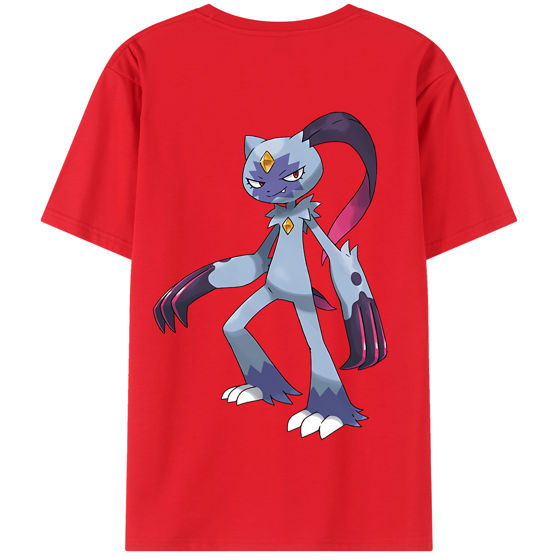 （画像用） ポケットモンスター Pokémon 綿100％半袖Tシャツ（背面プリント）
