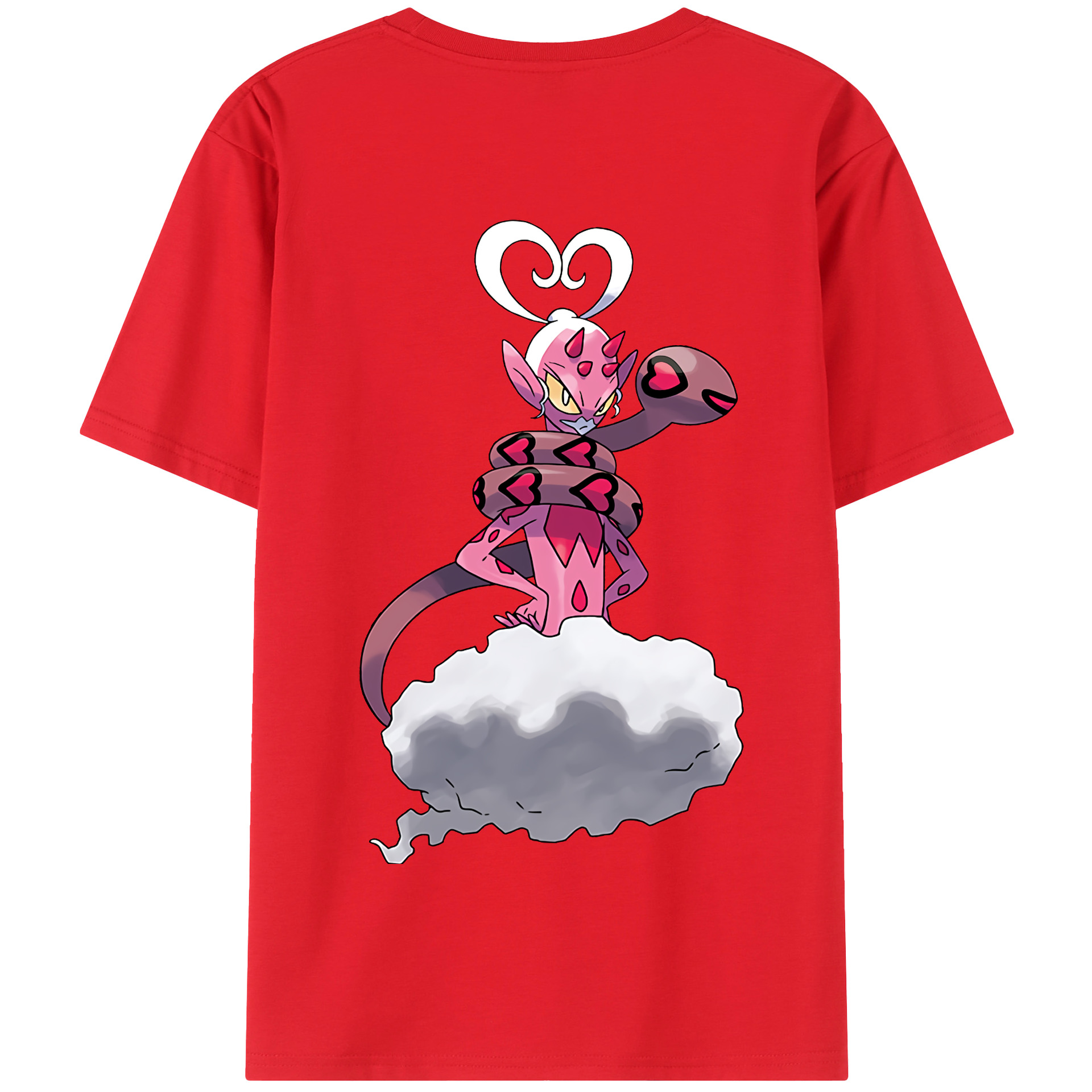 （画像用） ポケットモンスター Pokémon 綿100％半袖Tシャツ（背面プリント）