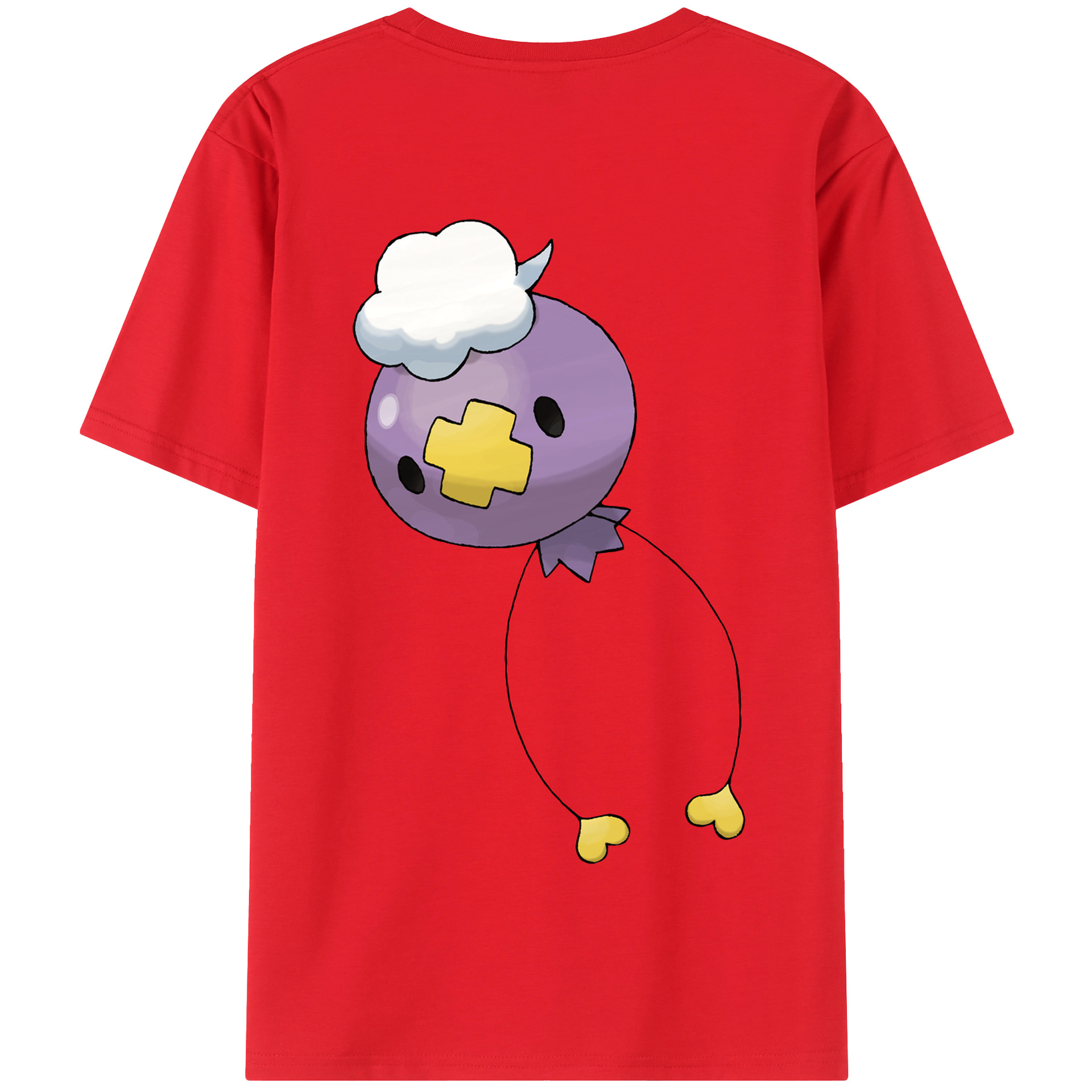 （画像用） ポケットモンスター Pokémon 綿100％半袖Tシャツ（背面プリント）
