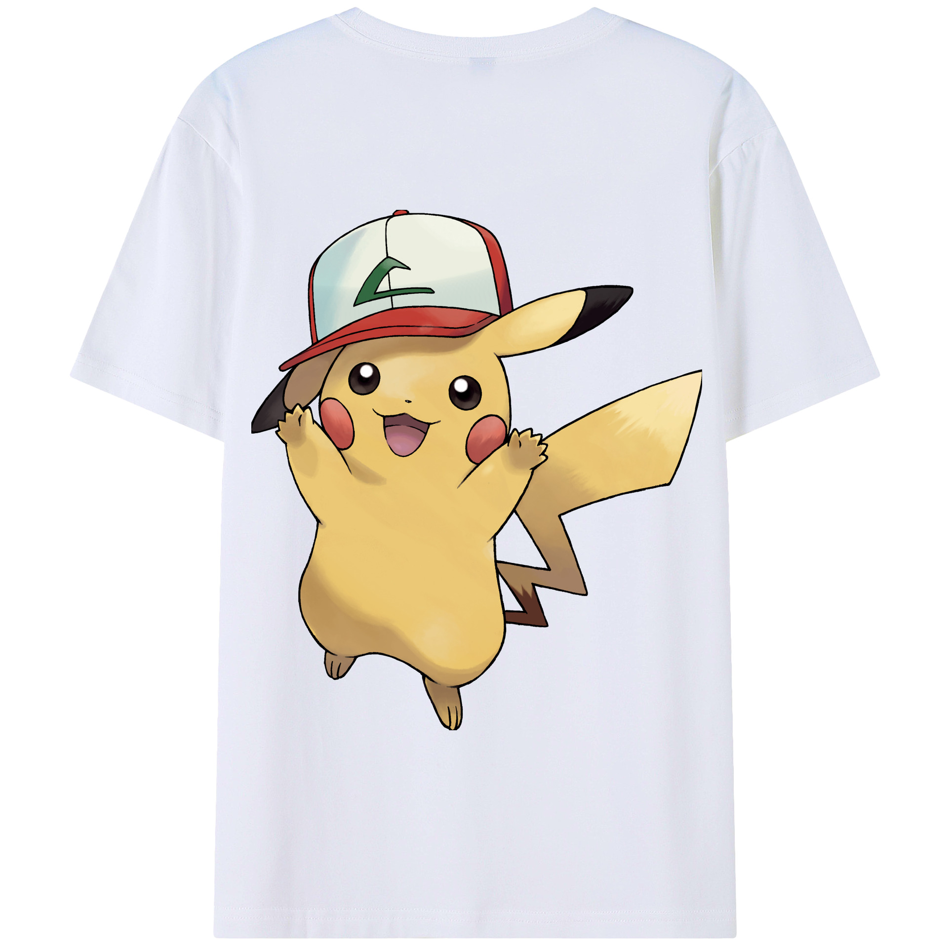 （画像用） ポケットモンスター Pokémon 綿100％半袖Tシャツ（背面プリント）