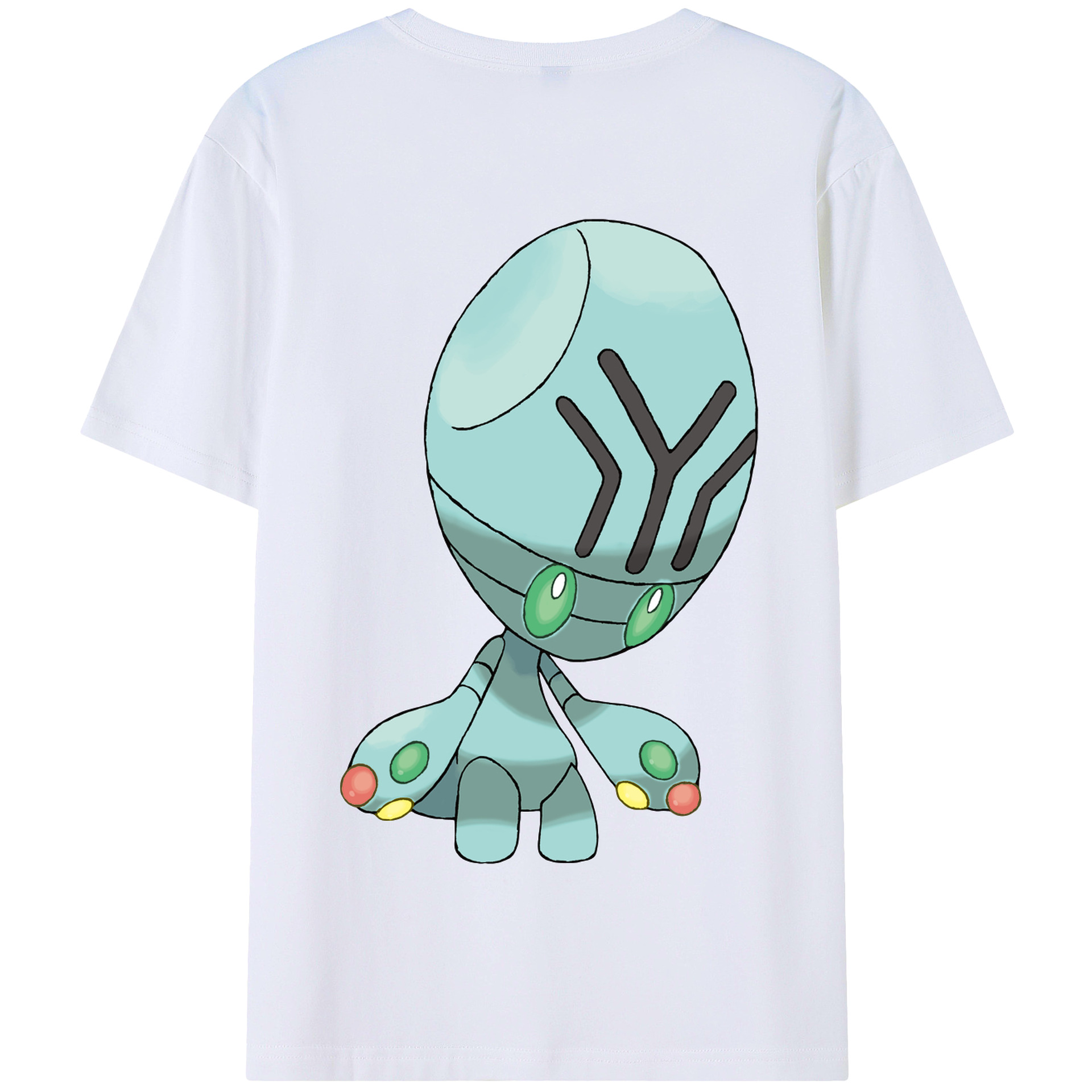 （画像用） ポケットモンスター Pokémon 綿100％半袖Tシャツ（背面プリント）