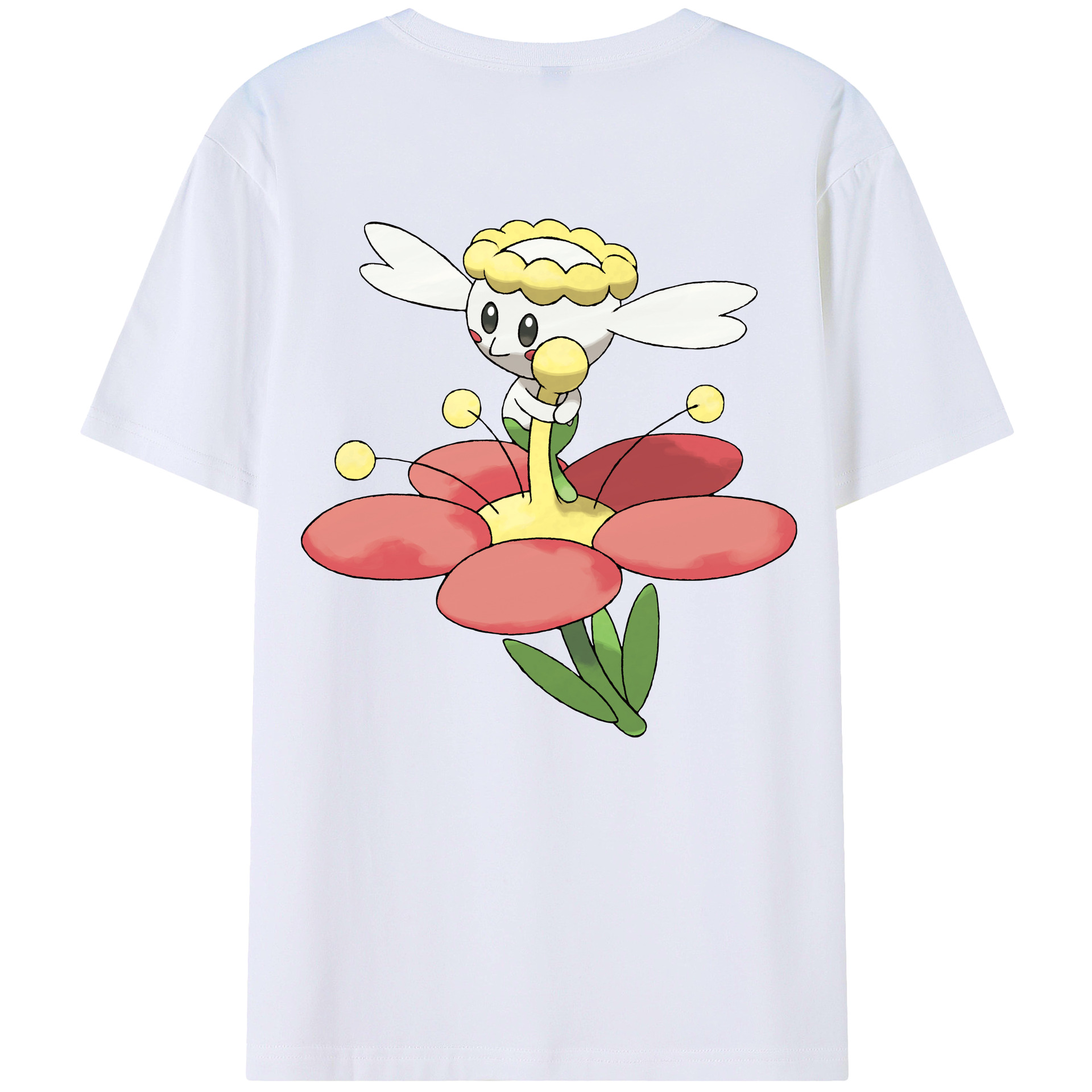 （画像用） ポケットモンスター Pokémon 綿100％半袖Tシャツ（背面プリント）