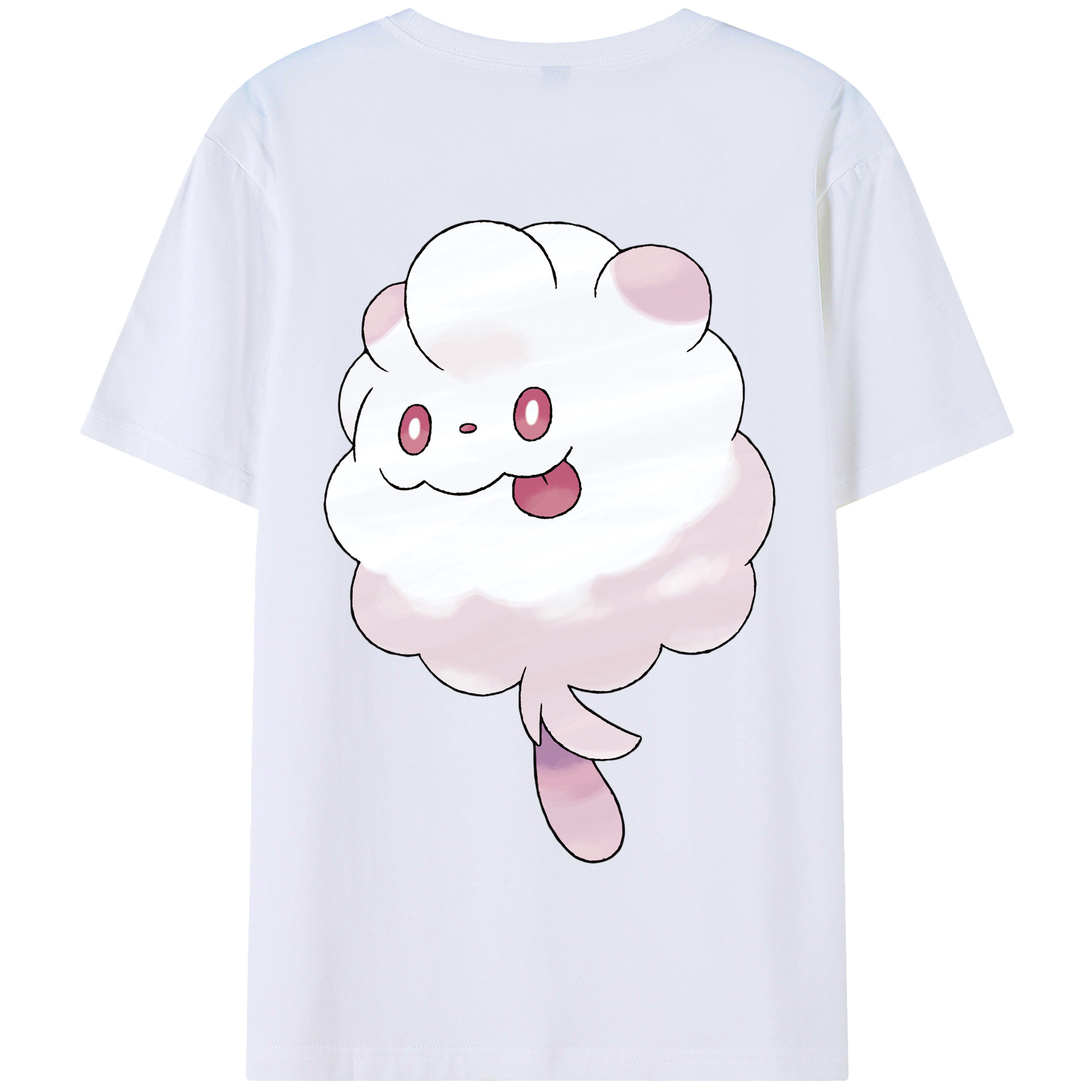 （画像用） ポケットモンスター Pokémon 綿100％半袖Tシャツ（背面プリント）