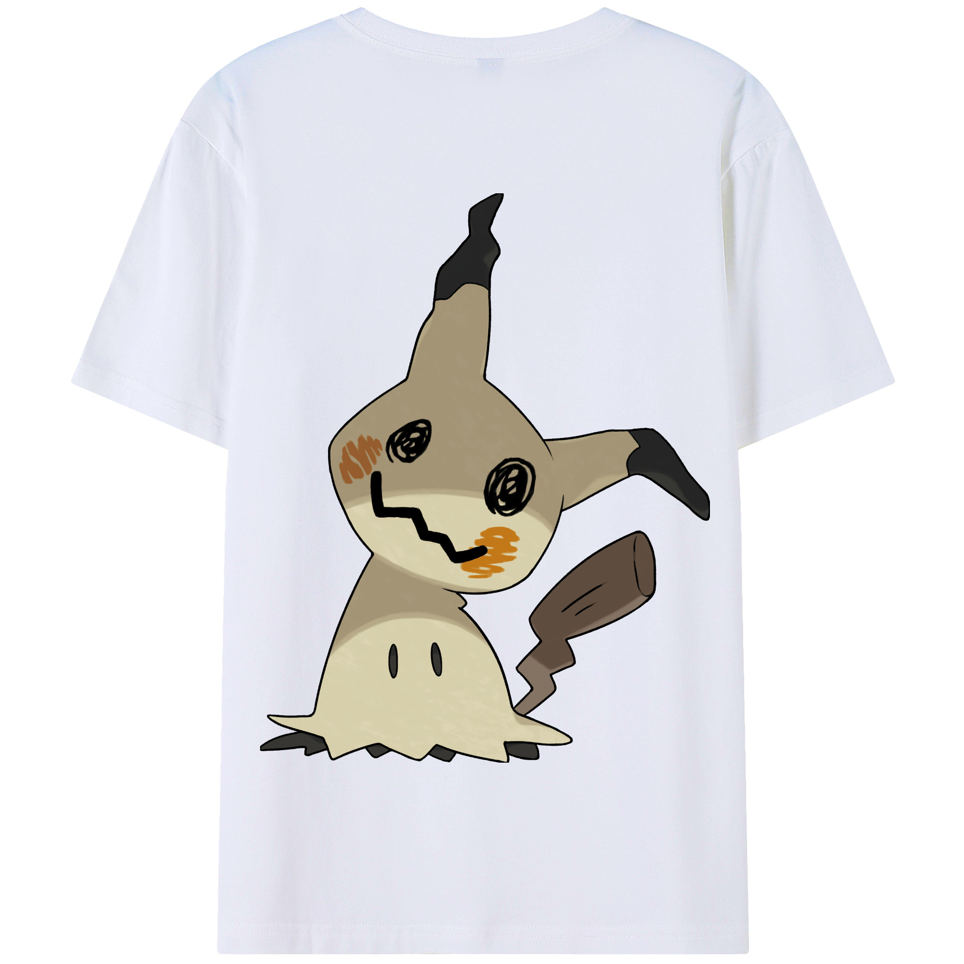 （画像用） ポケットモンスター Pokémon 綿100％半袖Tシャツ（背面プリント）