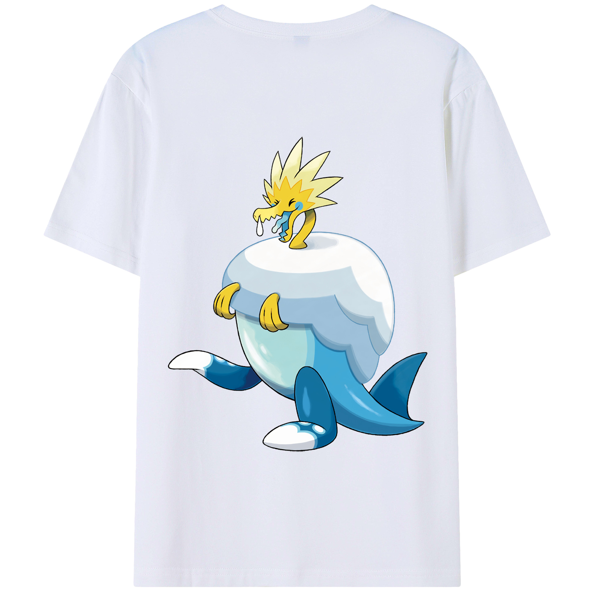（画像用） ポケットモンスター Pokémon 綿100％半袖Tシャツ（背面プリント）