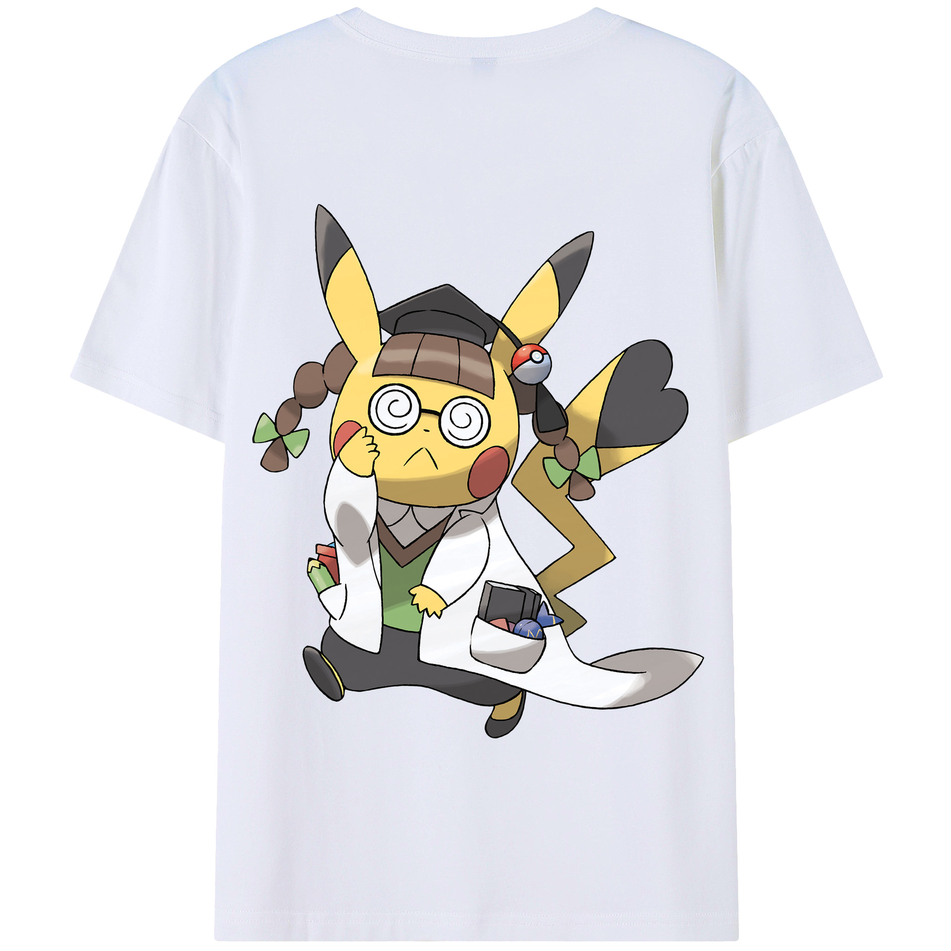 （画像用） ポケットモンスター Pokémon 綿100％半袖Tシャツ（背面プリント）