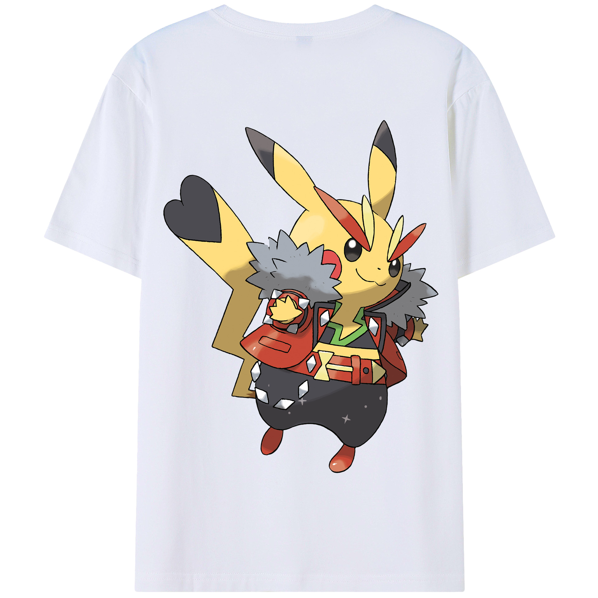 （画像用） ポケットモンスター Pokémon 綿100％半袖Tシャツ（背面プリント）