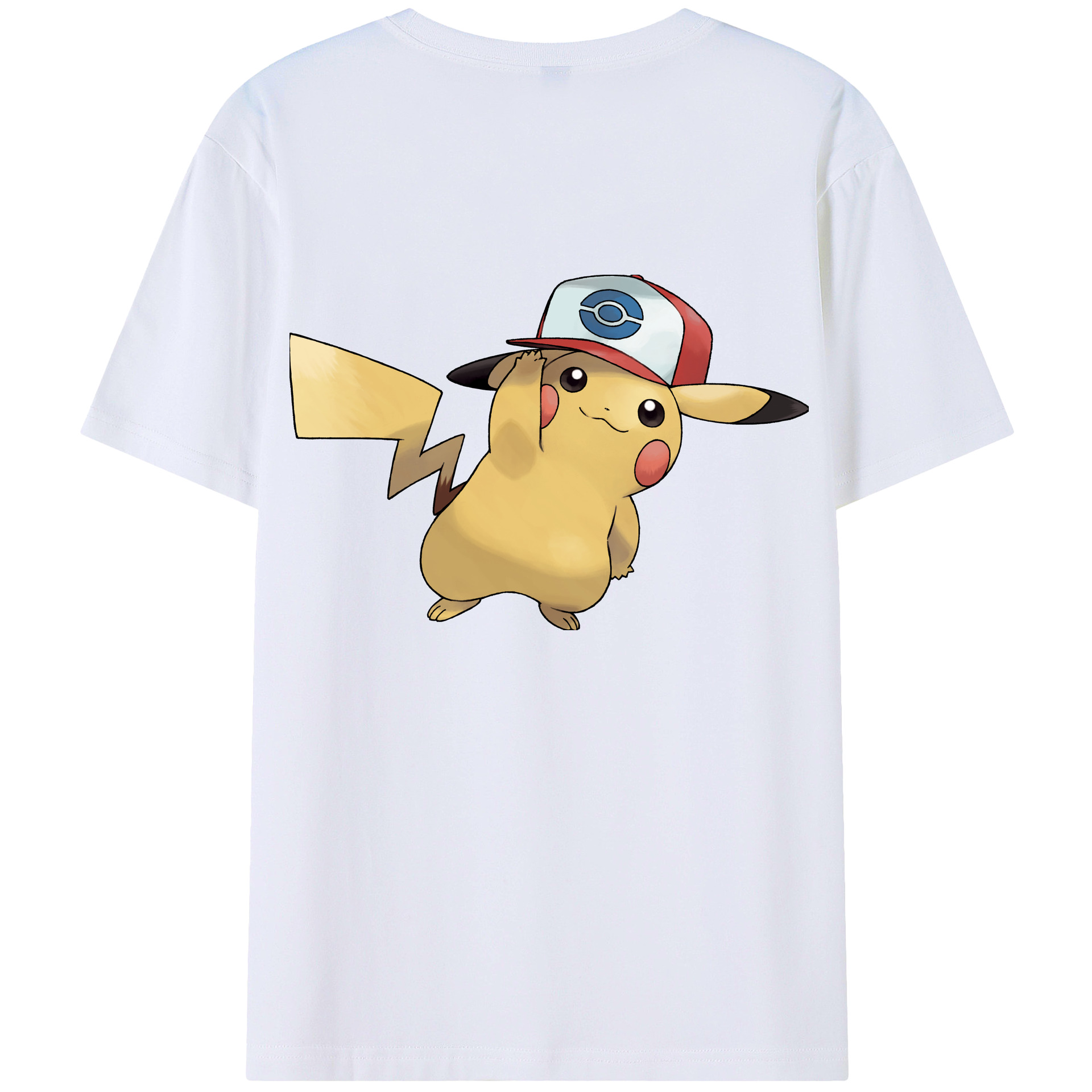 （画像用） ポケットモンスター Pokémon 綿100％半袖Tシャツ（背面プリント）