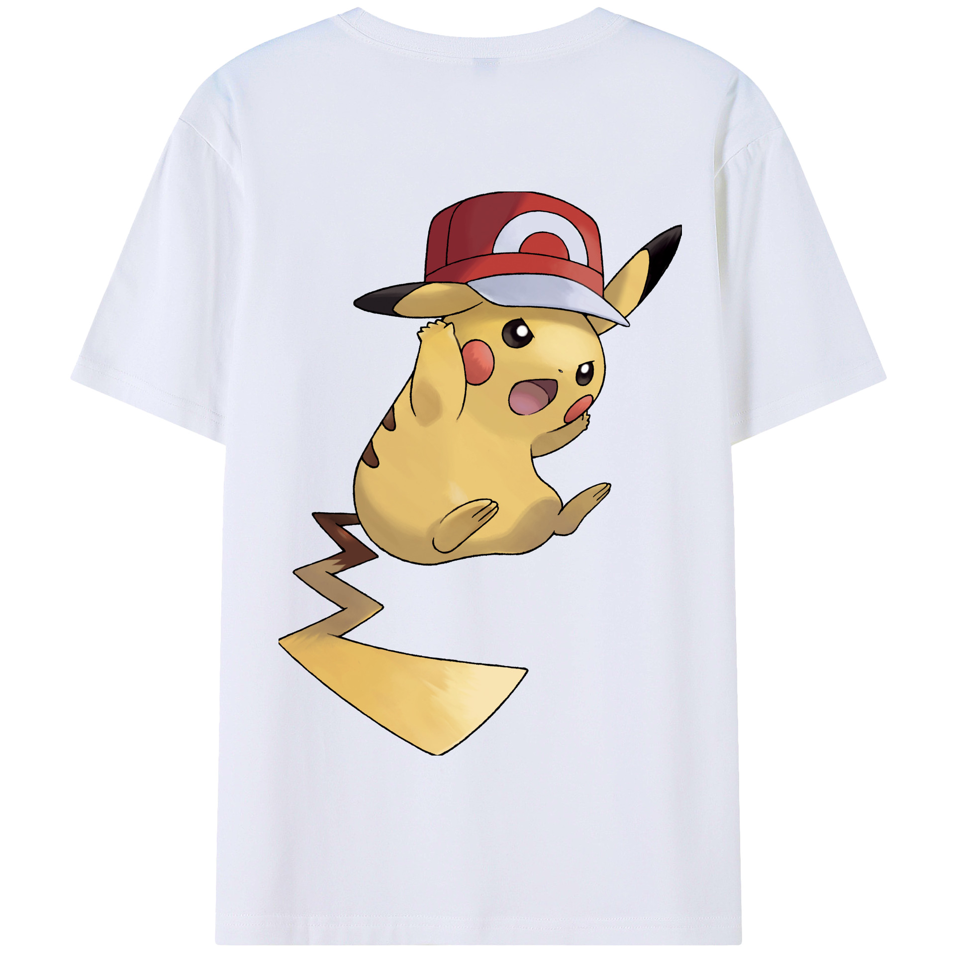 （画像用） ポケットモンスター Pokémon 綿100％半袖Tシャツ（背面プリント）