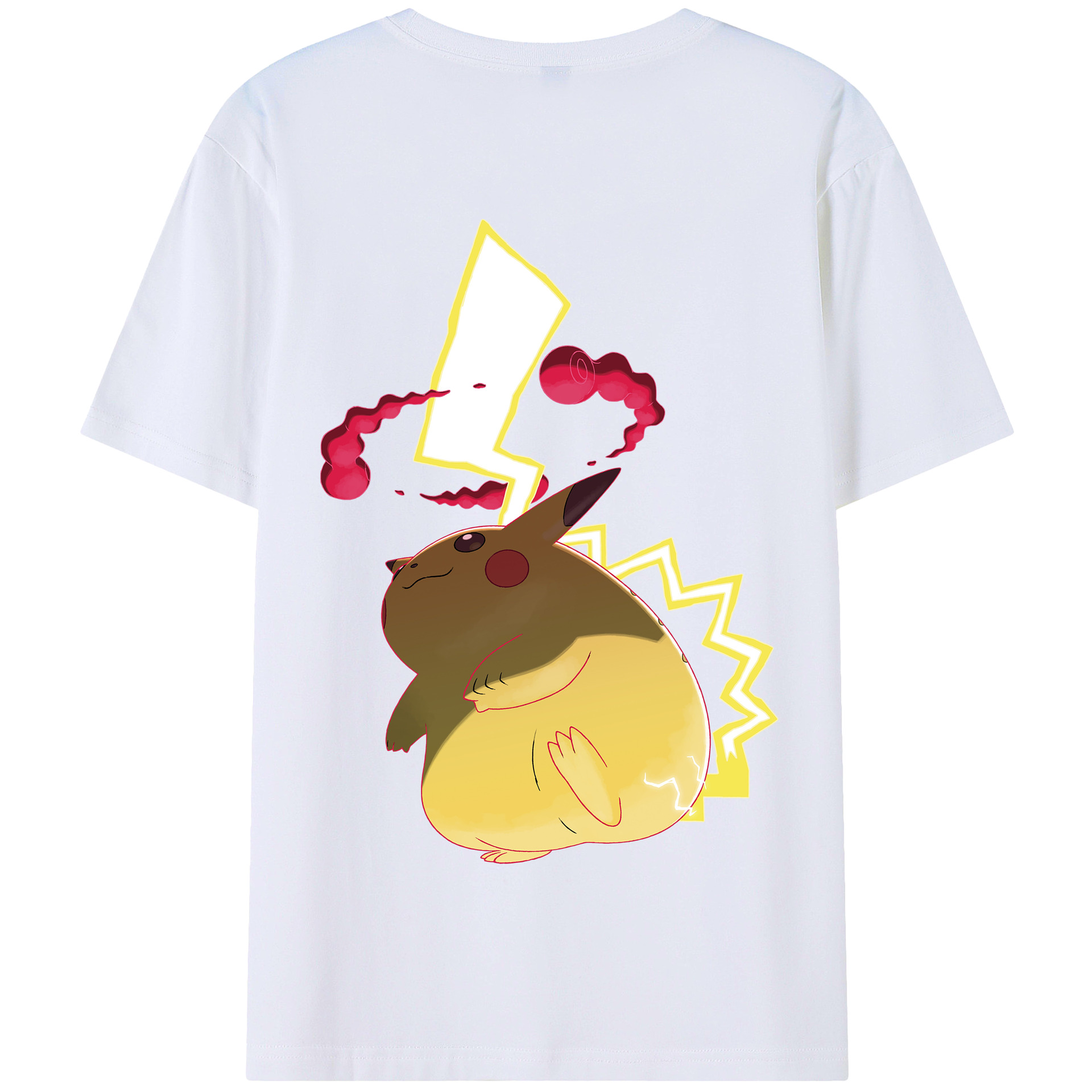 （画像用） ポケットモンスター Pokémon 綿100％半袖Tシャツ（背面プリント）