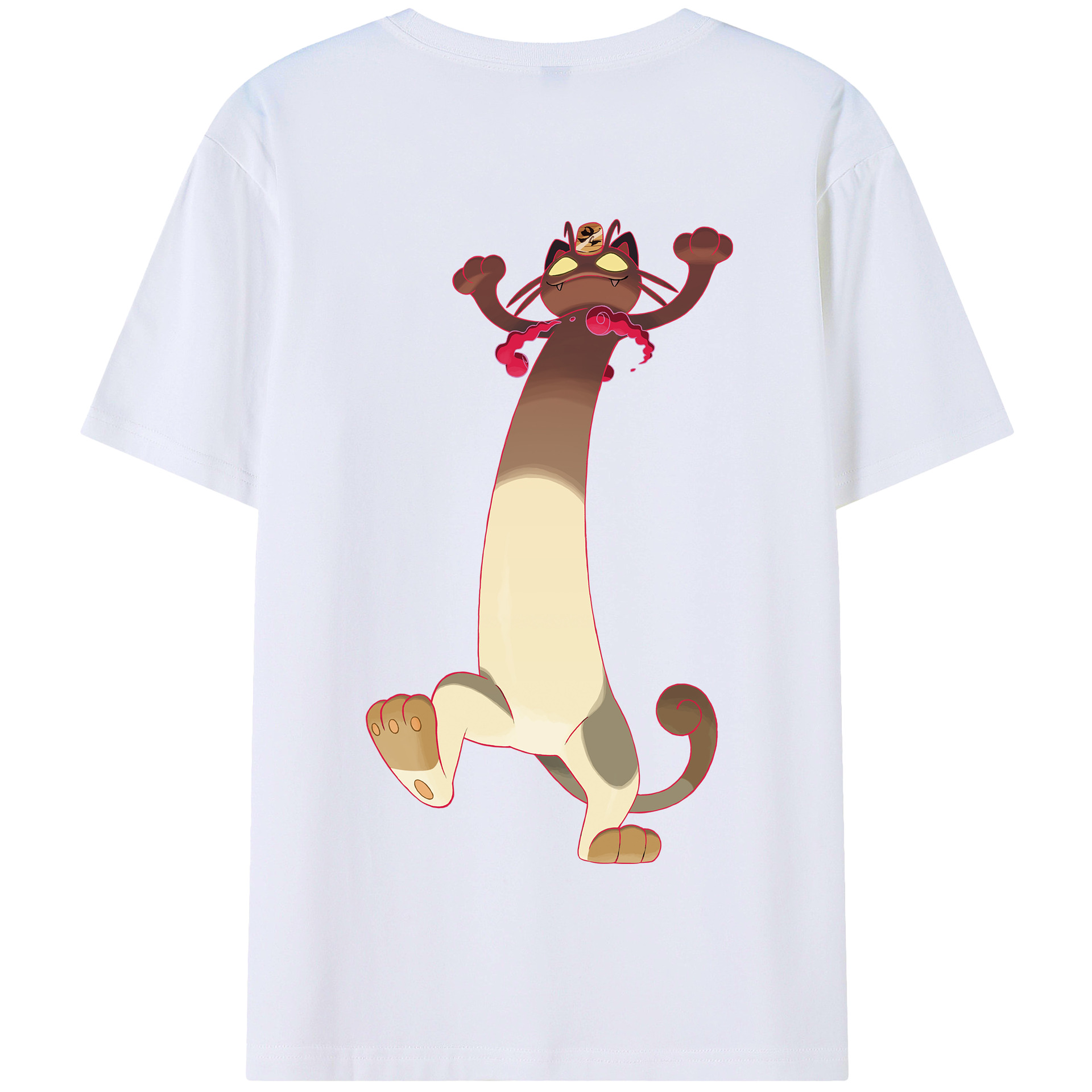 （画像用） ポケットモンスター Pokémon 綿100％半袖Tシャツ（背面プリント）